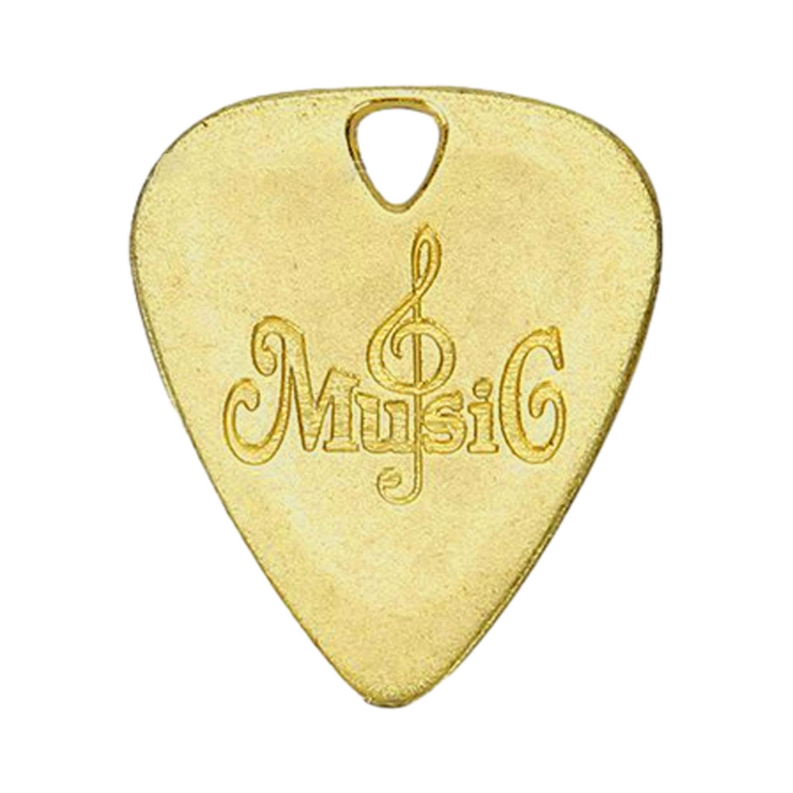 Ecomistiq Guitar Pick Plectrum Professional For Acoustic Classical Guitars Bass Gold | Picks Parts & Accessories Basses