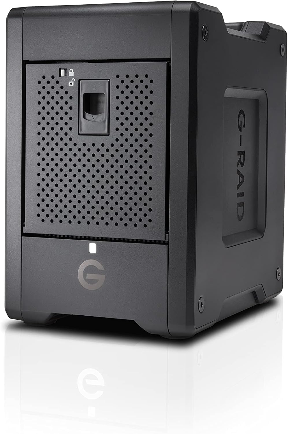 Sandisk Professional 96Tb G Raid Shuttle 4   Enterprise Class 4 Bay External Hard Drive, Thunderbolt 3 And Usb C, Transportable, Hardware Raid   Sdph34H 096T Nbaab