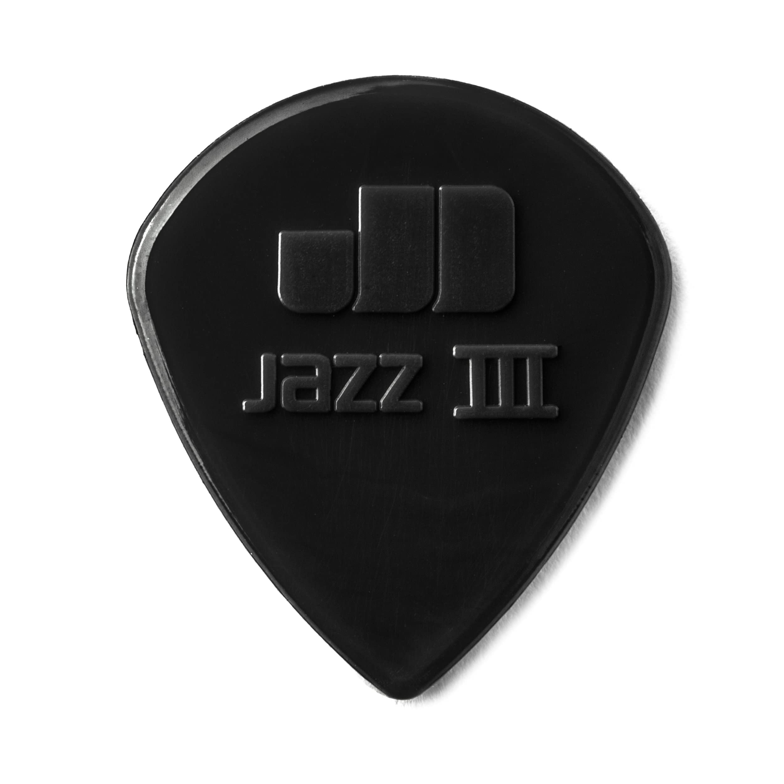Jim Dunlop 47P3S Nylon Jazz Iii, Black, 1.38Mm, 6/Player'S Pack