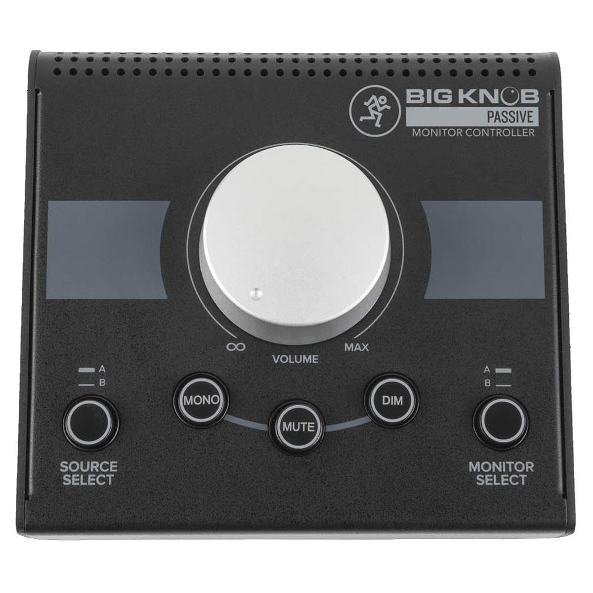 Mackie Big Knob Passive 2X2 Studio Monitor Controller   Bundle With 2X 6' 1/4' Trs To 1/4' Trs Balanced Instrument Cable, Fiber Optic Cleaning Cloth