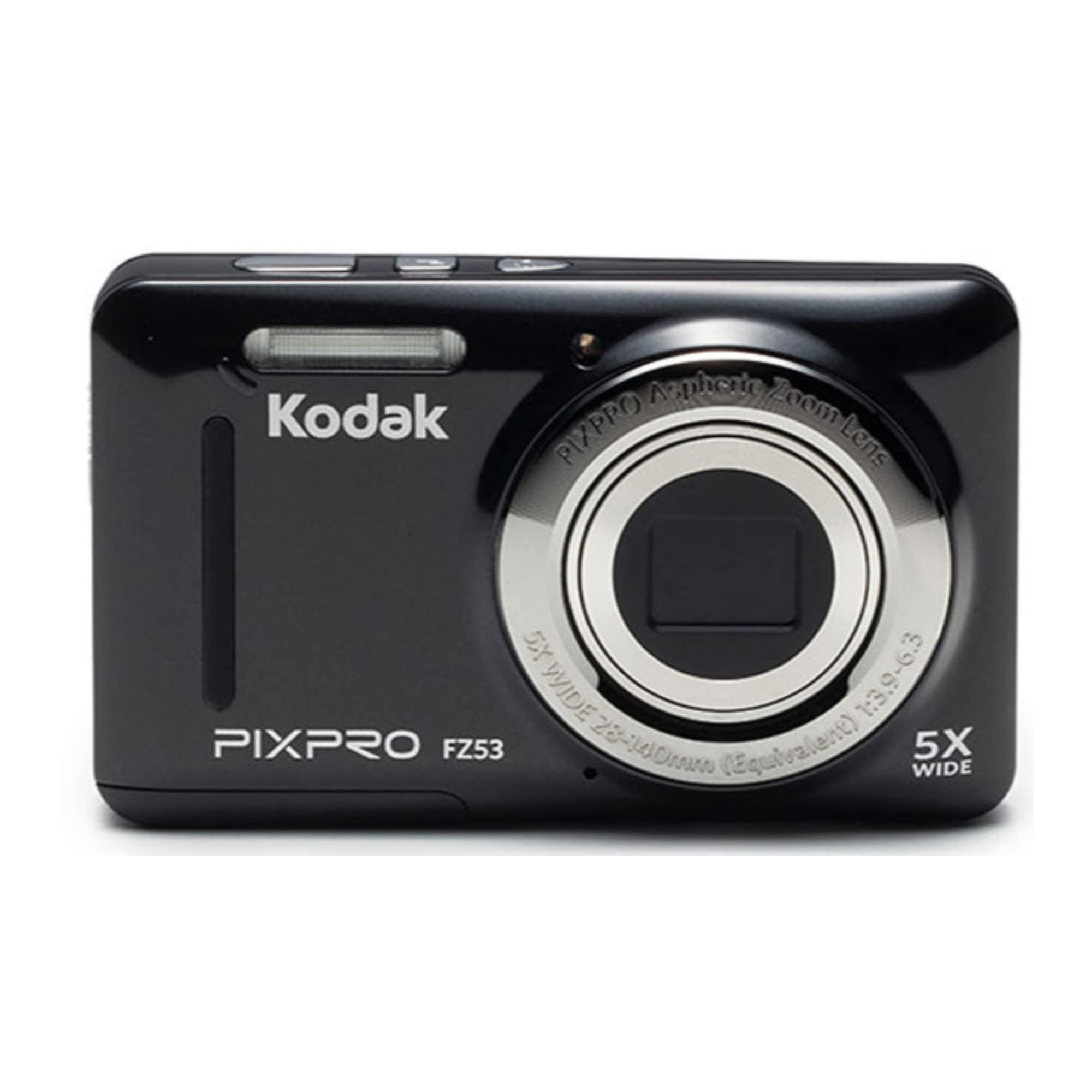 Kodak Pixpro Friendly Zoom Fz53 Digital Camera (Black) With Accessory Bundle And Memory Card (3 Items)