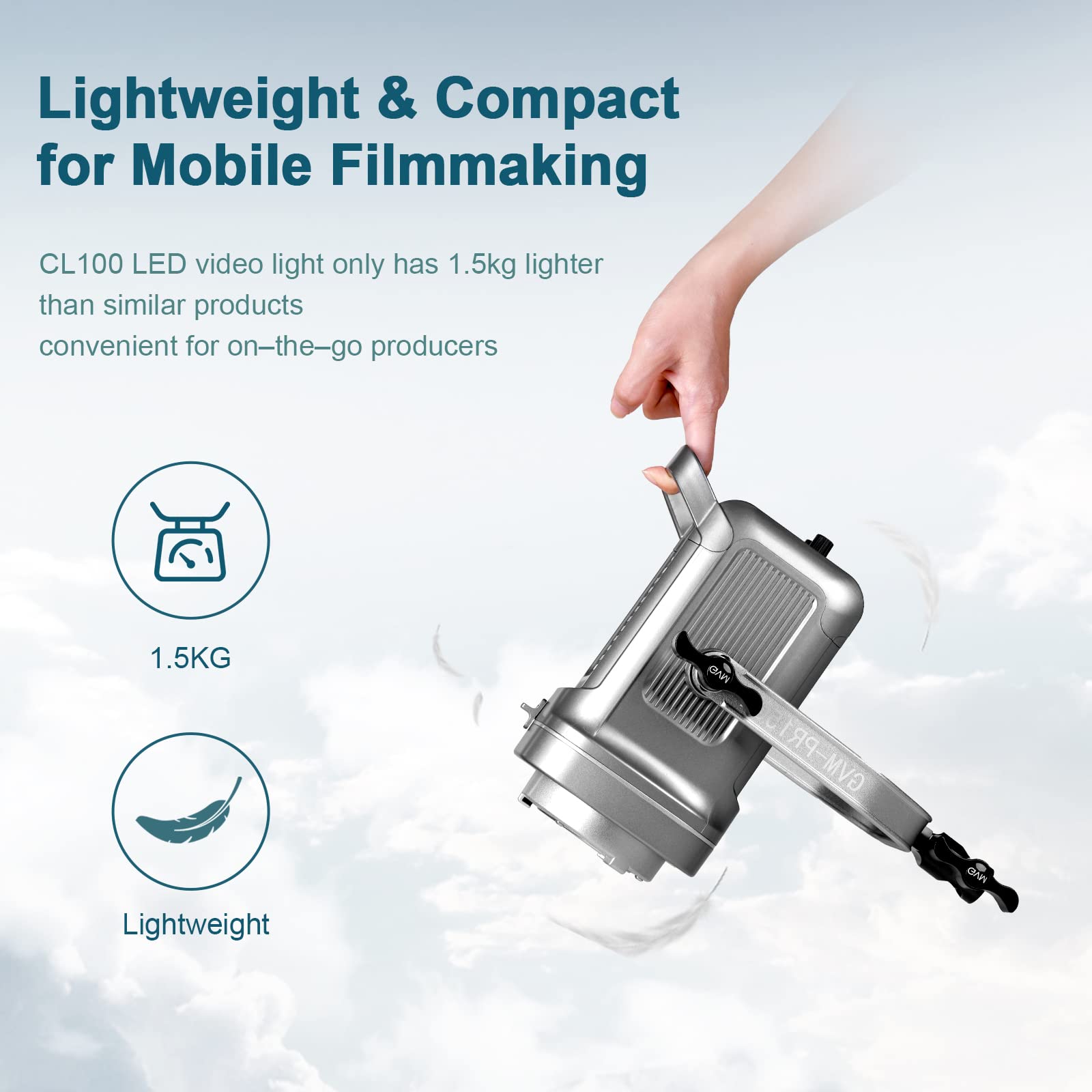 Gvm 150W Led Video Light 2700K~7500K Rgb Video Light Photography Studio Light Kit With Lantern Softbox & Stand, Cri97+Tlci97 Wit