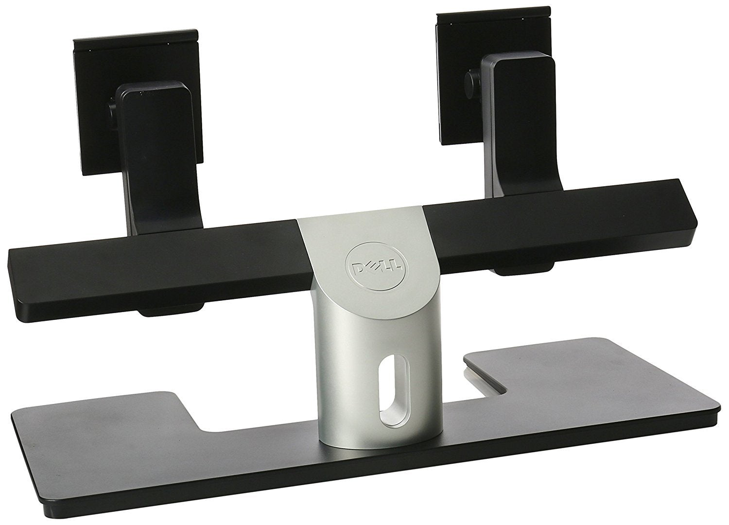 Dell MDS14 Dual Monitor Stand (5TPP7), Black/Silver