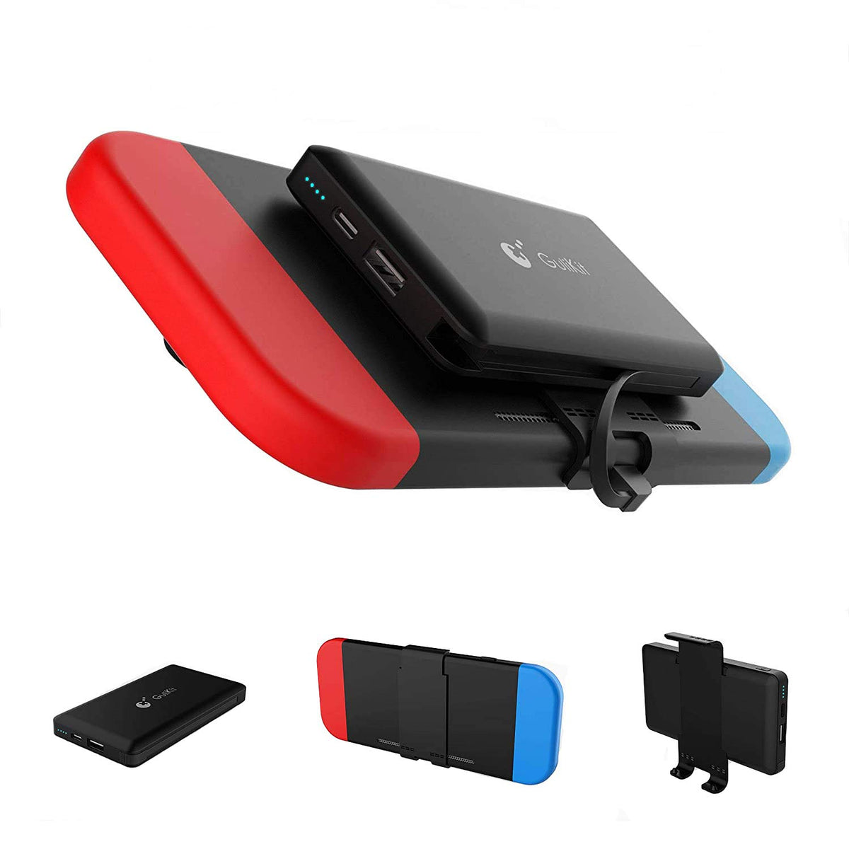 Portable Power Bank Compatible For Nintendo Switch, 10000Mah 5V3A Flash Rechargeable Extended Battery Backup Charger Case For Sm