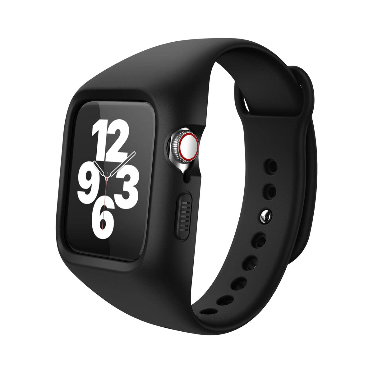 Suritch Sport Band Compatible With Apple Watch 41Mm 40Mm, Soft Silicone Wristbands Replacement Strap With Case For Iwatch Se7654