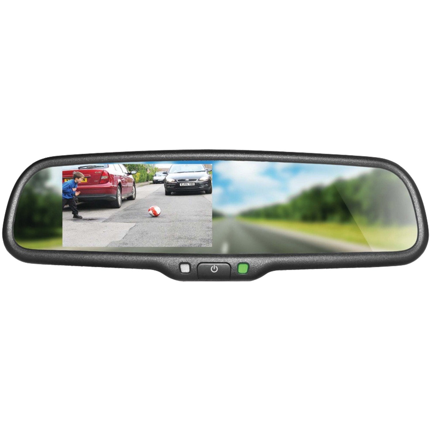 Boyo Vision Vtm43M   Replacement Rear View Mirror With 4.3'' Tft Lcd Backup Camera Monitor