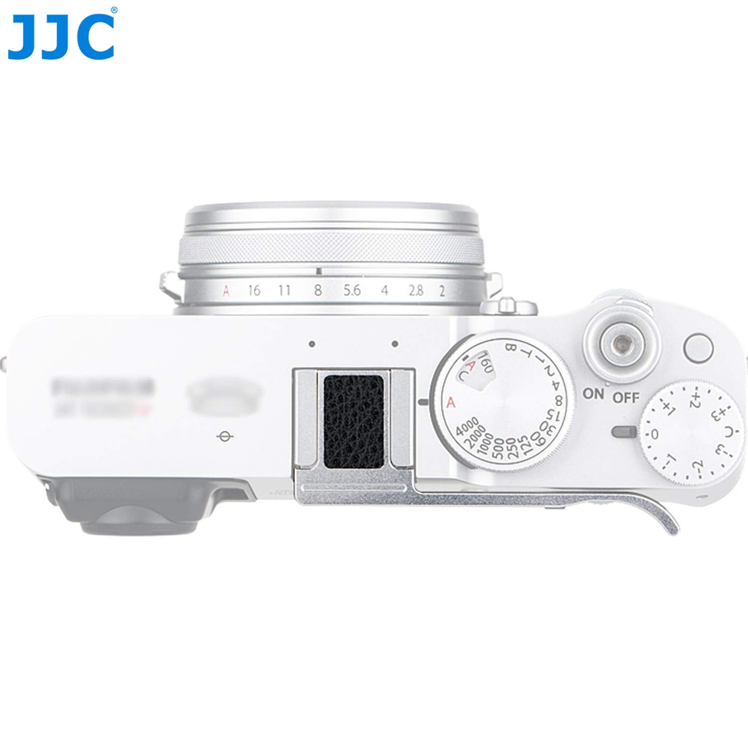 Jjc Ta X100V Silver Thumbs Up Grip For Fuji X100V Camera, Hot Shoe Thumb Grip Comaptible With Fujifilm X100V X100F X E3, Made Of
