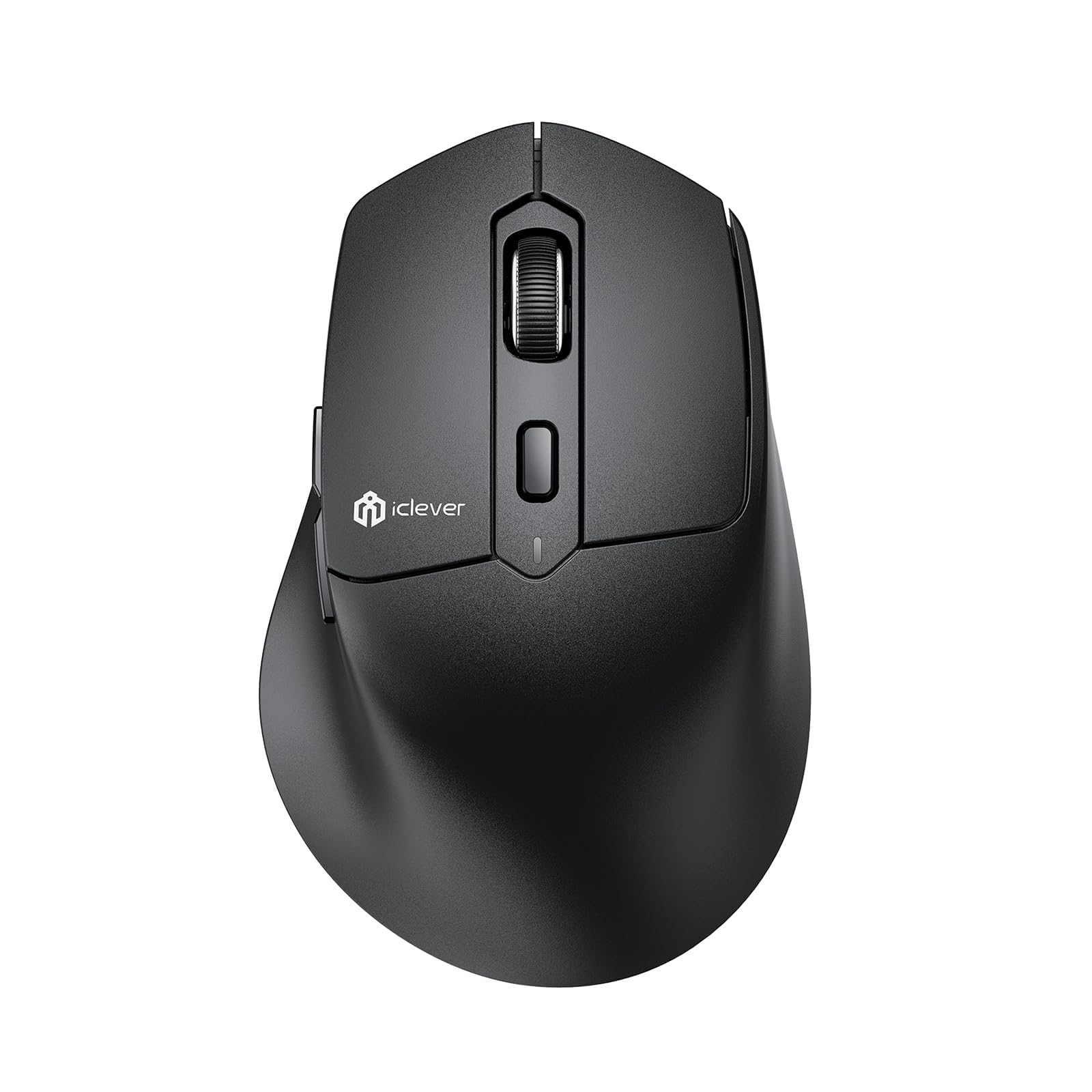 Iclever Bluetooth Mouse, Md360 Wireless Ergonomic Mouse With Mouse Jiggle, Rechargeable Computer Mouse For Multi Devices(Bt+2.4G