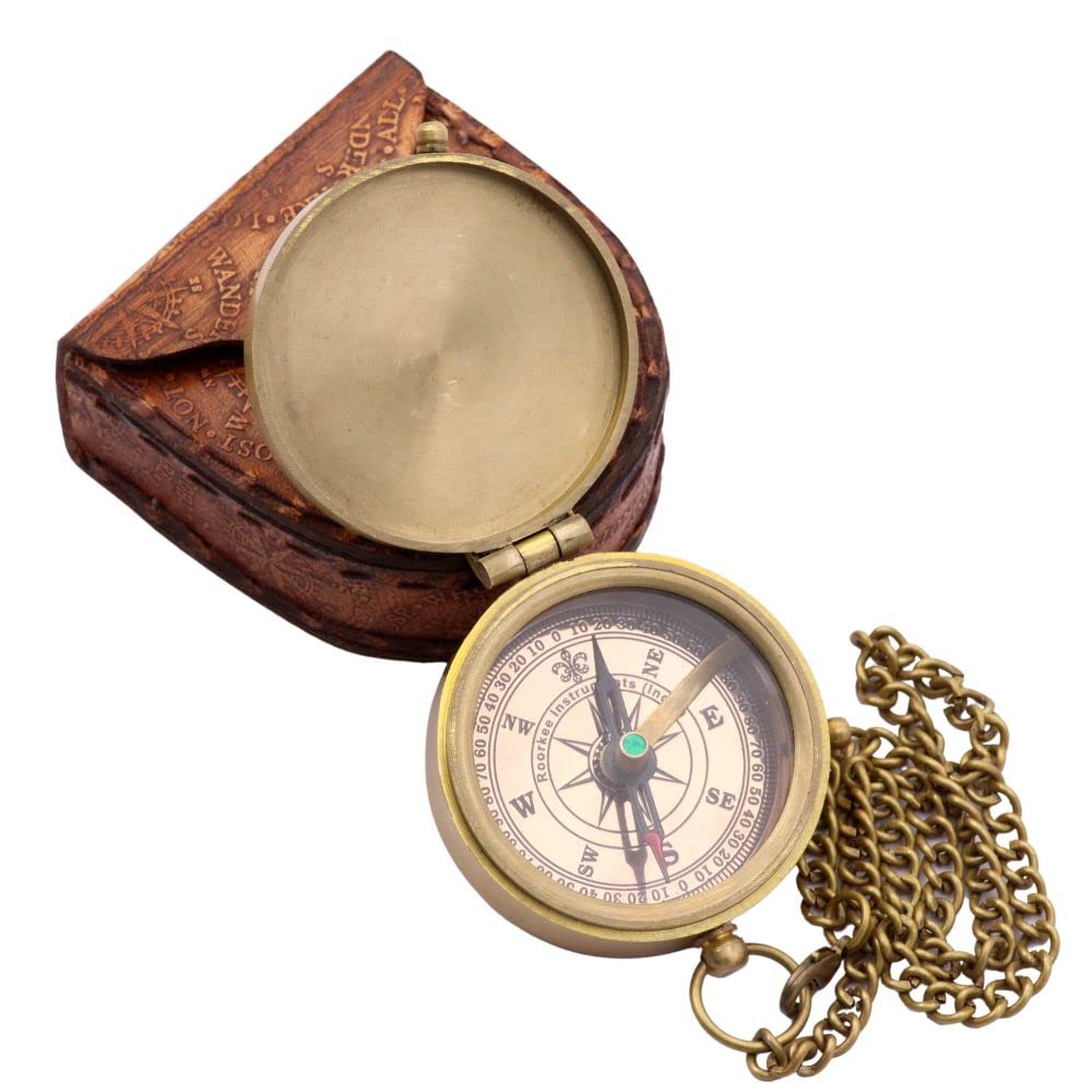 So You Can Always Find Your Way Back Home, Brass Compass Engraved Gifts For Men, Bronze Gifts For Men, Romantic Gifts For Him/He