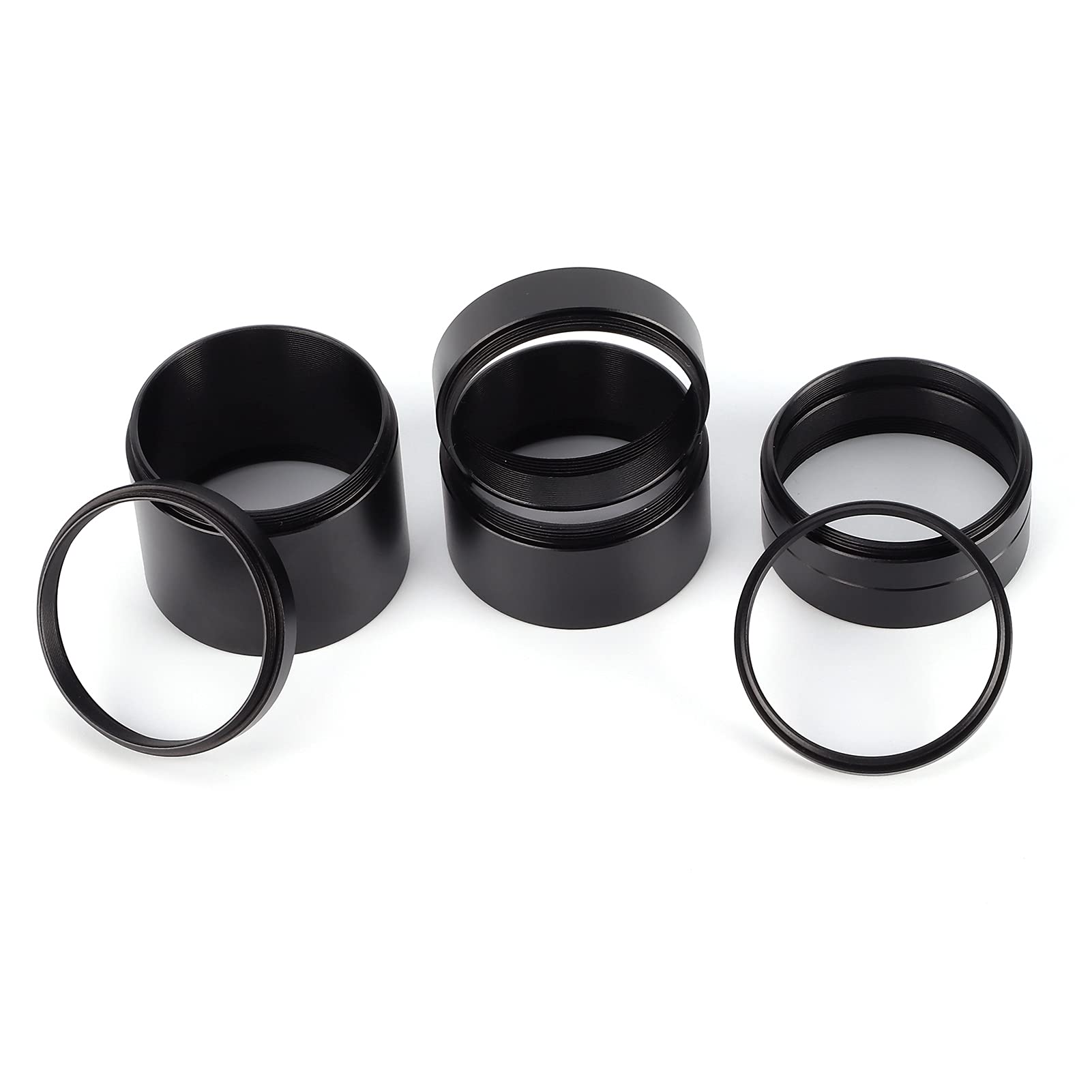 Lens Adapter Ring Extension Tube Kit,Camera Tube Telescope Covers,Variable Tube Microscope Lens M42 Extension Tubes Microscope A