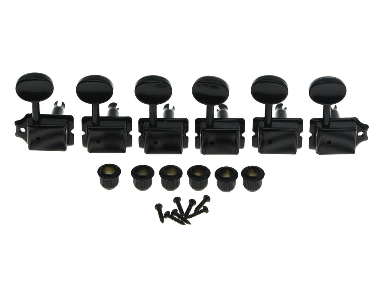 Dopro Black Split Shaft Vintage Guitar Tuning Keys Pegs Guitar Tuners Machine Heads For Strat Tele