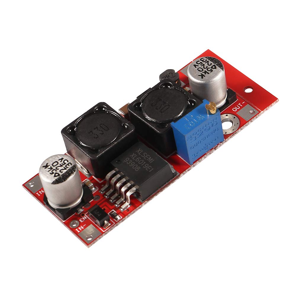 Aoicrie 2Pcs Xl6009 Boost Buck Dc Dc Adjustable Step Up Down Power Converter Module
