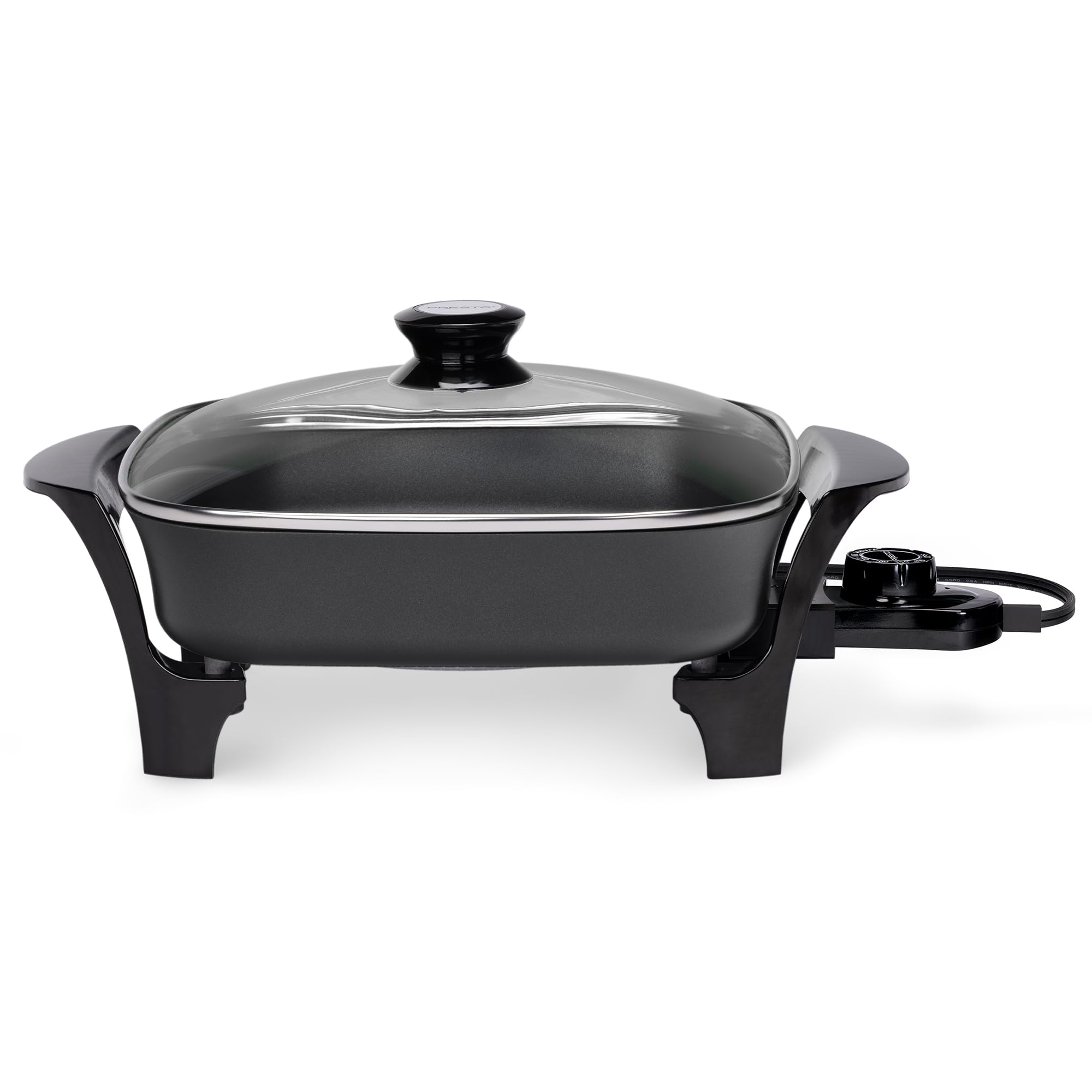 Presto 06626 11 Inch Electric Skillet W/Glass Lid