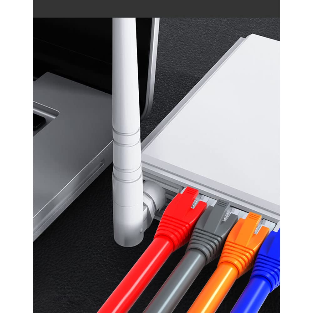 50 Pcs Cat6A Cat7 Cat8 Strain Relief Boot, Rj45 Plug Connector Cover Modular Network Plug Connector Cap Cable Connector Boots, Darkgrey