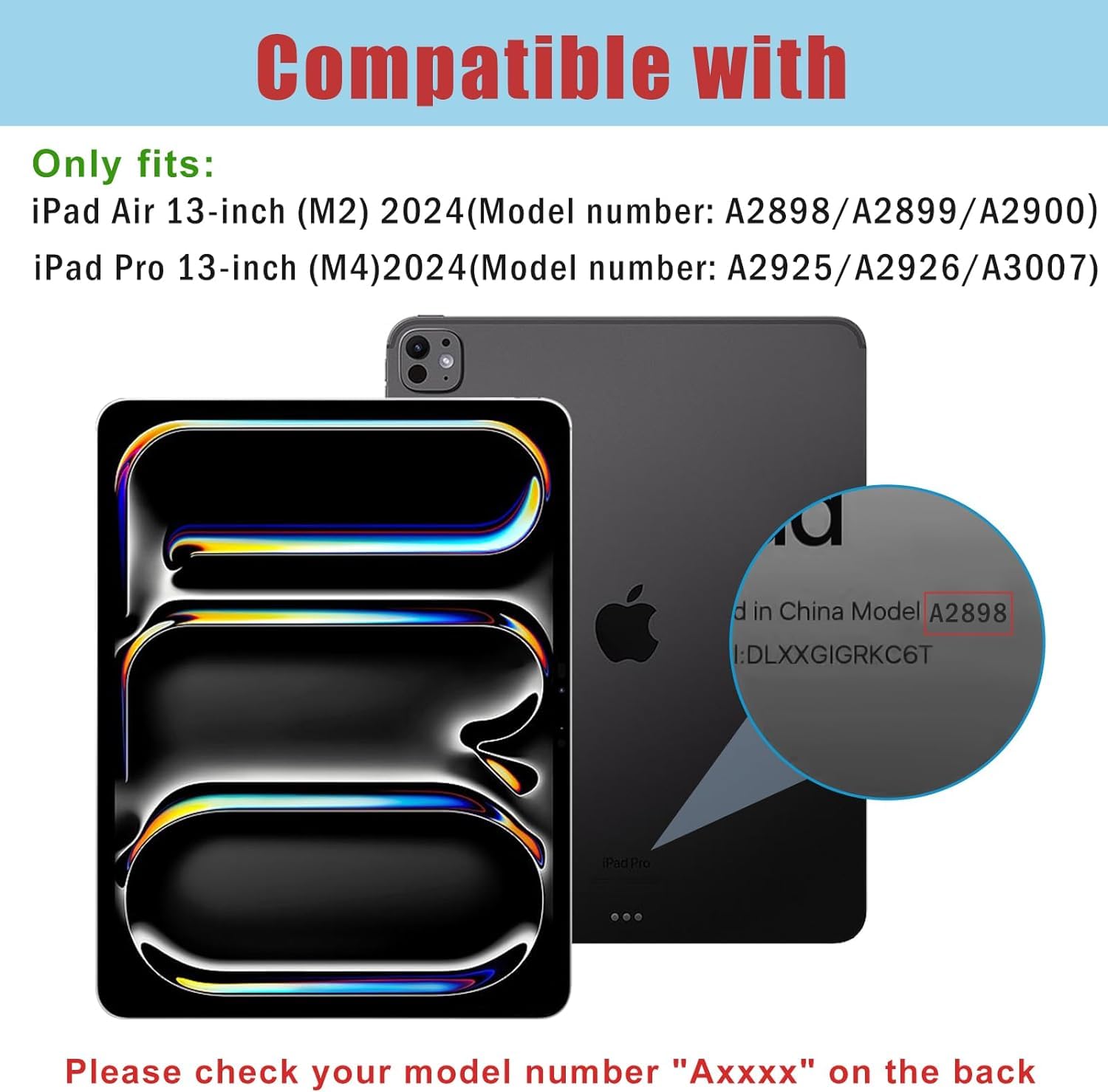 Procase Screen Protector For Ipad Pro 13 Inch(M4)/ Ipad Air 13 Inch(M2) 2024 Tempered Glass Screen Saver Protective Film Guard