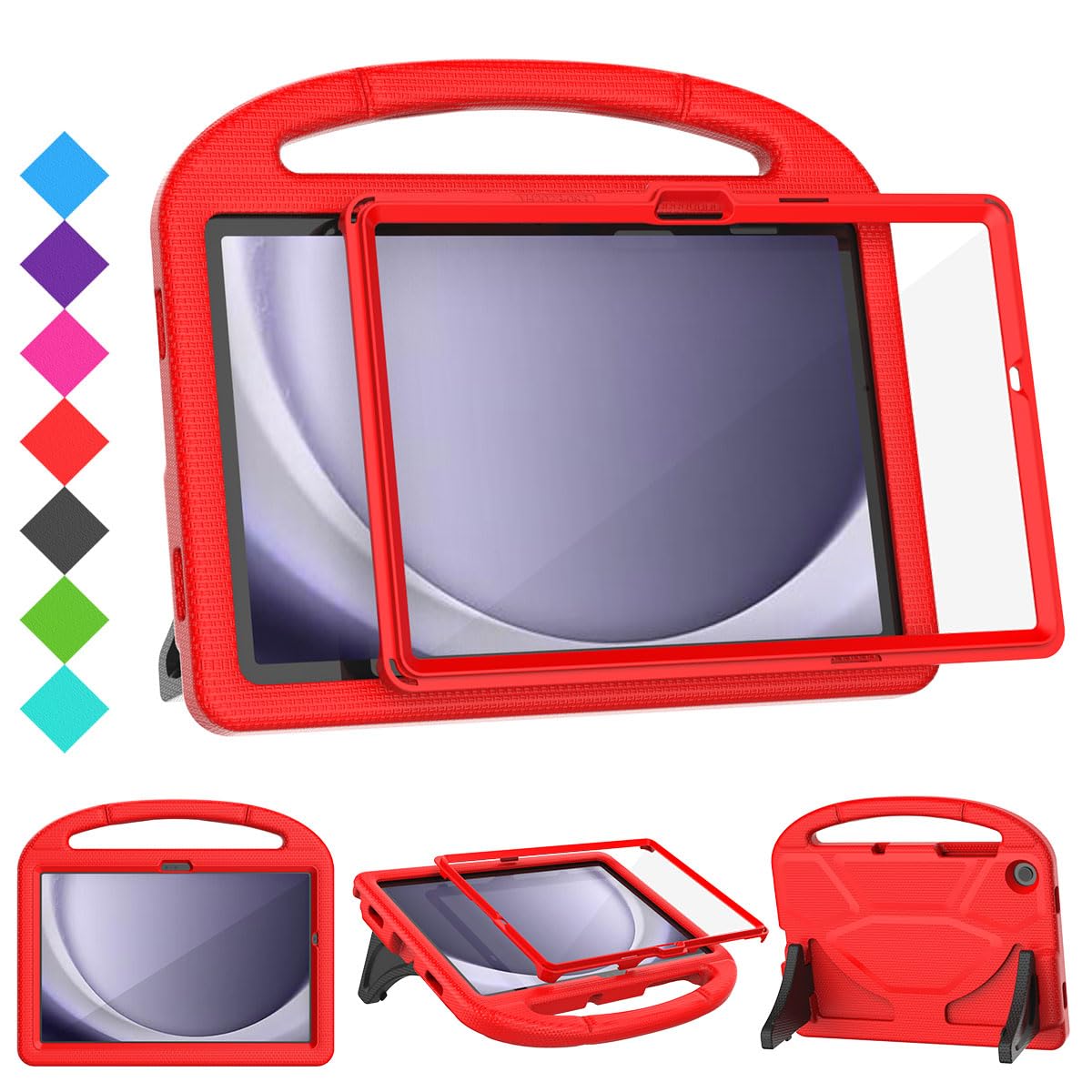 Suplik Kids Case For Samsung Galaxy Tab A9 Plus 11 Inch 2023 (Sm X210/X216/X218), Galaxy Tab A9+ 11'' Case With Screen Protector