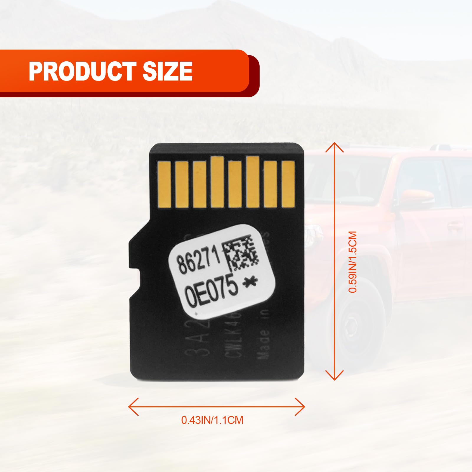 2023 Latest Updated Car Navigation Sd Card, 86271 0E075 Us And Canada Maps Micro Sd Card For Upgrading Your Car Gps Navigation S