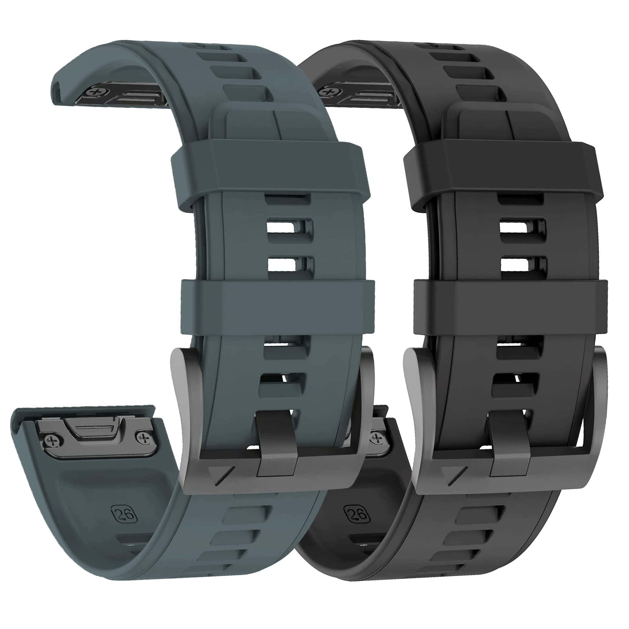 Hellosy Compatible With Garmin Fenix 5 Watch Band/Garmin Fenix 6 Watch Band, 22Mm Quickfit Watch Bands Replacement For Garmin 93