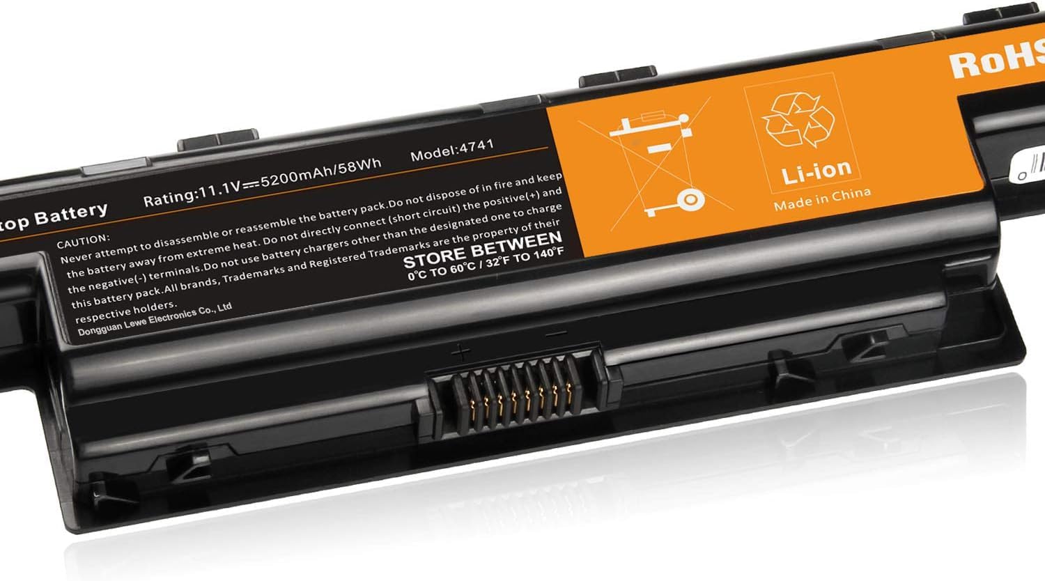 58Wh As10D31 As10D51 Laptop Battery For Acer Aspire 4253 4750 4551 4552 4738 4741 4771 5251 5253 5542 5551 5552 5560 5733 5741 5