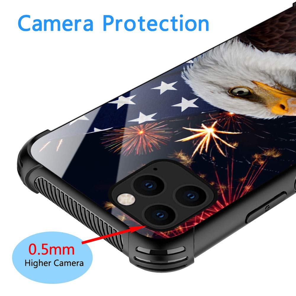 ZHEGAILIAN iPhone 13 Case Anti-Scratch Organic Glass Sunflower Flag Pattern TPU 6.1 inch