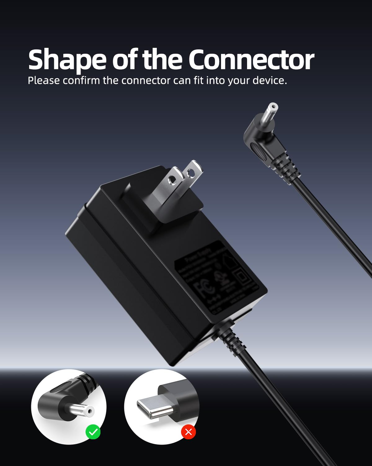 Ul Certified 12V 2A Charger Fit For Gateway Laptop   (For Gwtc116 2Bl,Gwtn156 11Bk,Gwnc21524 Blgwtc116 2Bk,N11Sp3 Gwtn133 Gwtn14