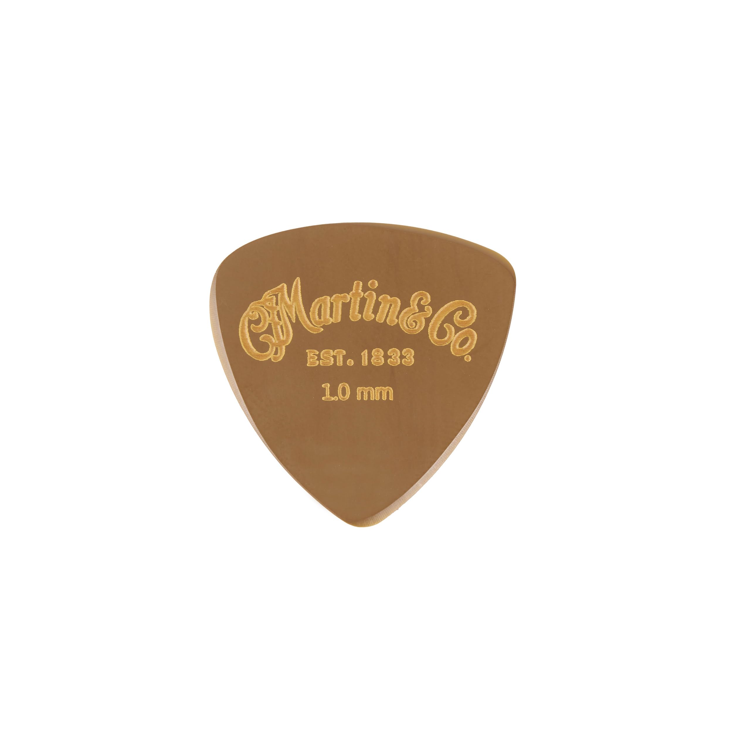 Luxe By Martin Contour Pick  1.0Mm | Asymmetrical Design With Precision Bevels | LowFriction Polymer, Enhanced Grip & Tone | I