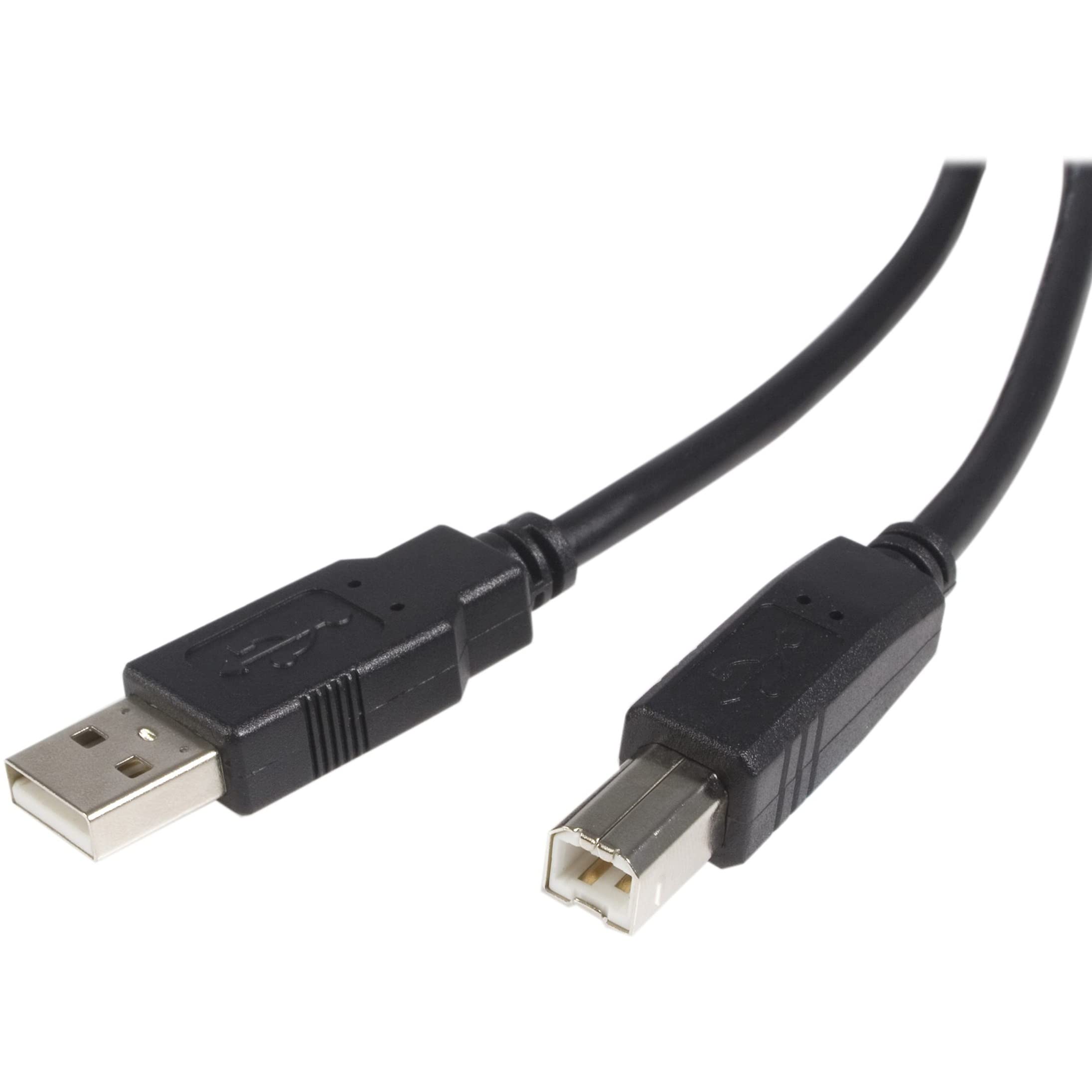 Startech.Com 3 Ft Usb 2.0 Certified A To B Cable   M/M (Usb2Hab3), Black