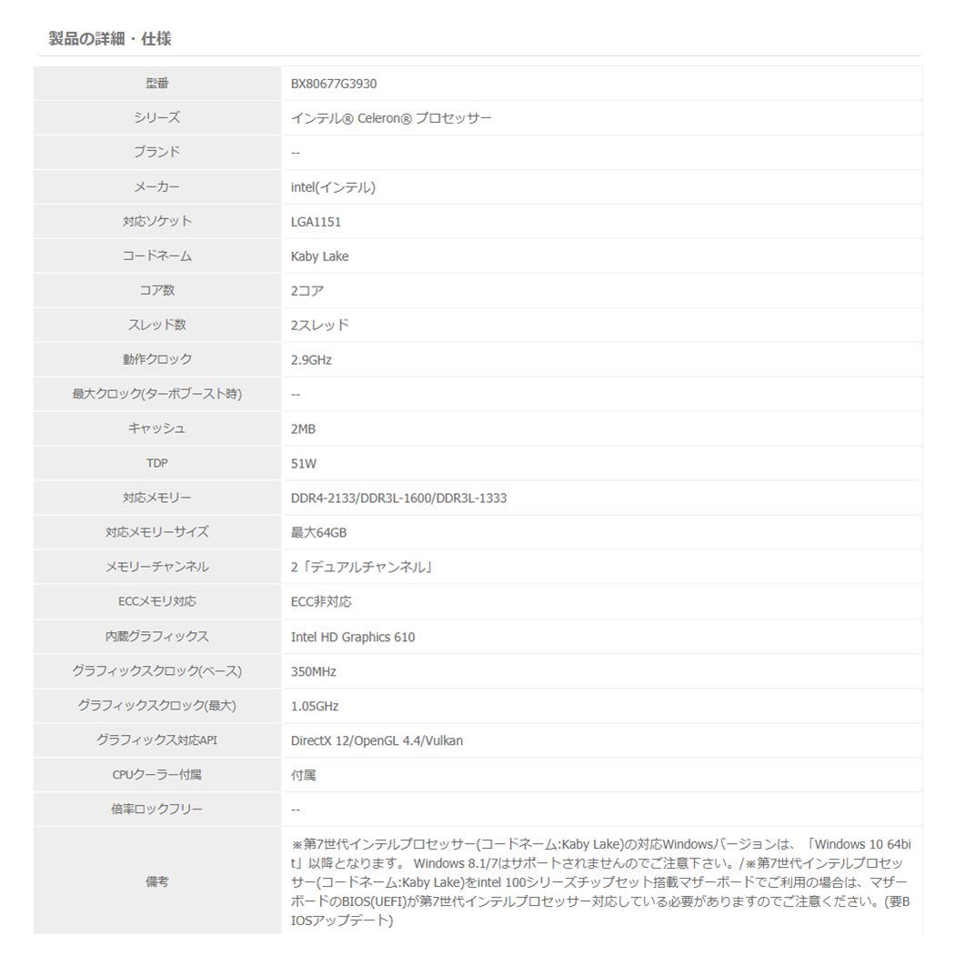 Intel Bx80677G3930 7Th Gen Celeron Desktop Processors