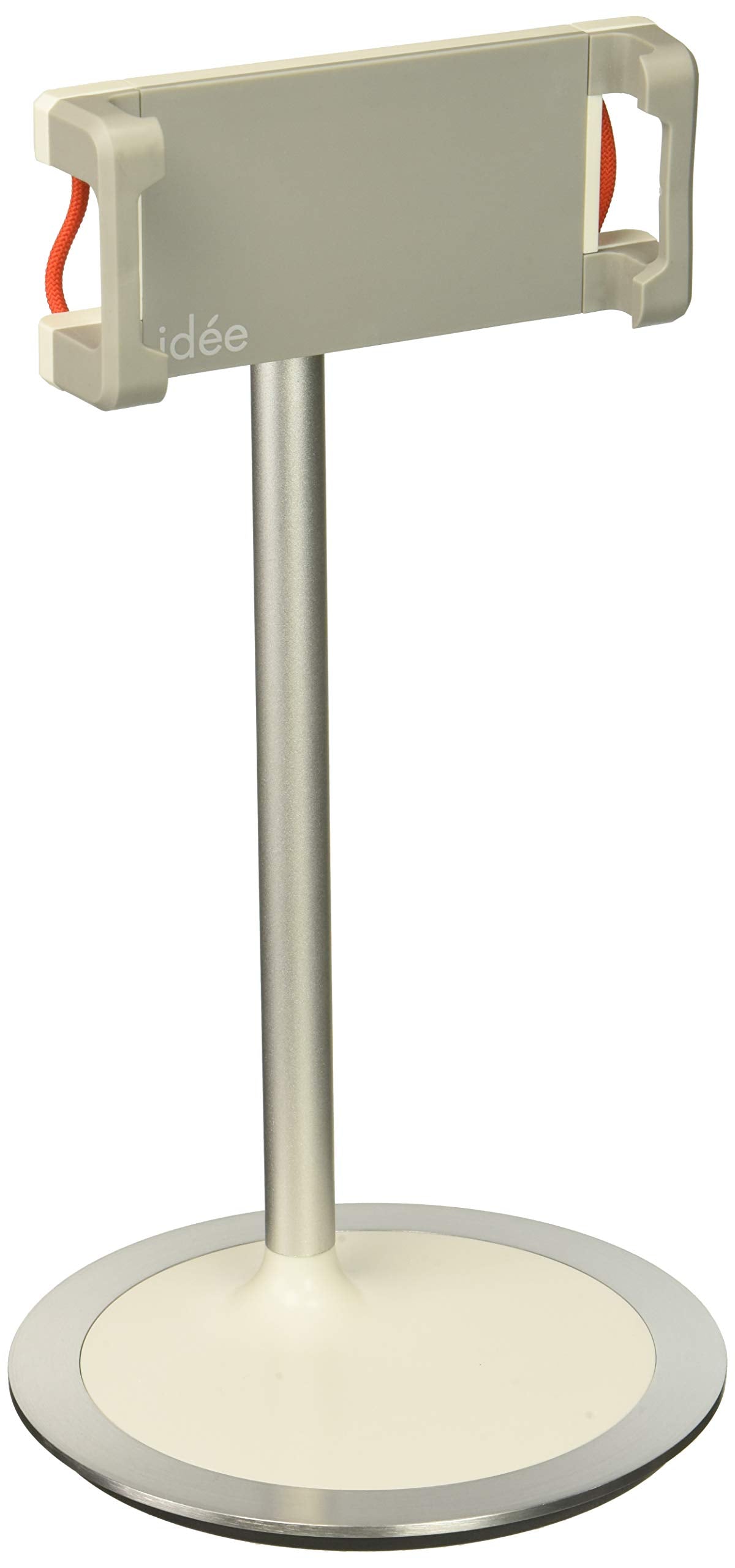 Idee Pts02W Height & Angle Adjustable Commercial Graded Aluminum Table Stand For Ipads Tablets And Smart Phones, 360 Degree Rota