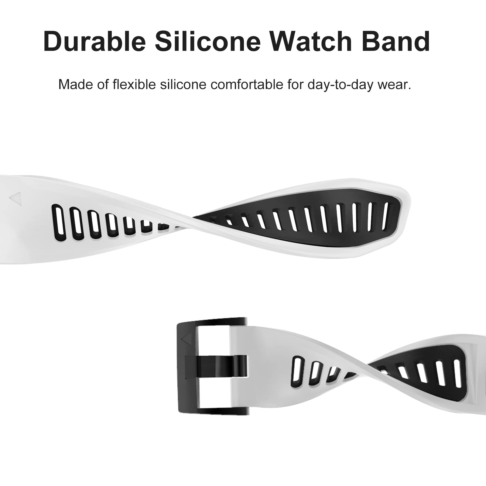 Overstep Compatible With Garmin Fenix 6 Watch Band, 22Mm Quick Fit Replacement Strap For Fenix 6 Pro/Fenix 5, 5 Plus/Fenix 7/For