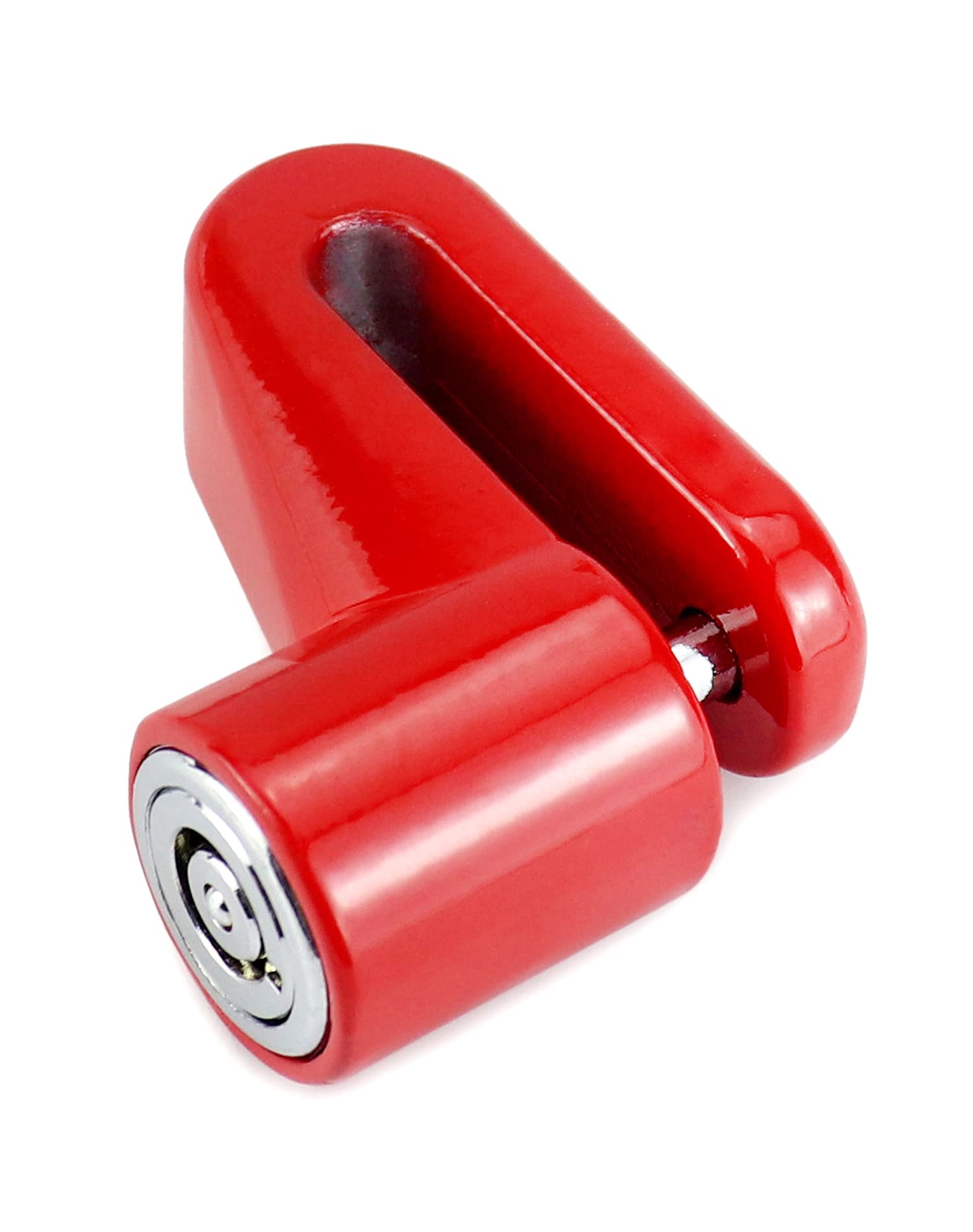 Qwork Motorcycle Bike Anti Theft Wheel Disc Brake Lock, 2 Pack Safety Disc Wheel Lock, Mountain Road Bike Padlock With Keys