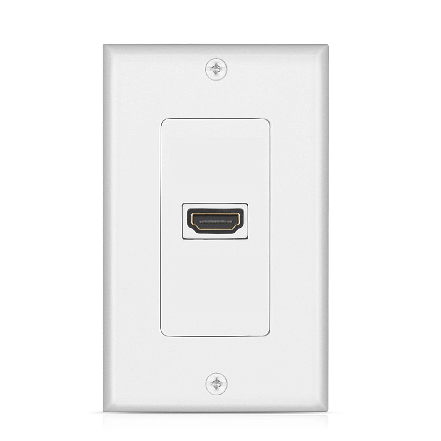 Tnp Hdmi Wall Plate   Dual (1 Port) 2 Pack Hdmi Socket Plug Jack Outlet Decorative Face Cover Mount Panel With 4K Uhd Arc Ethern