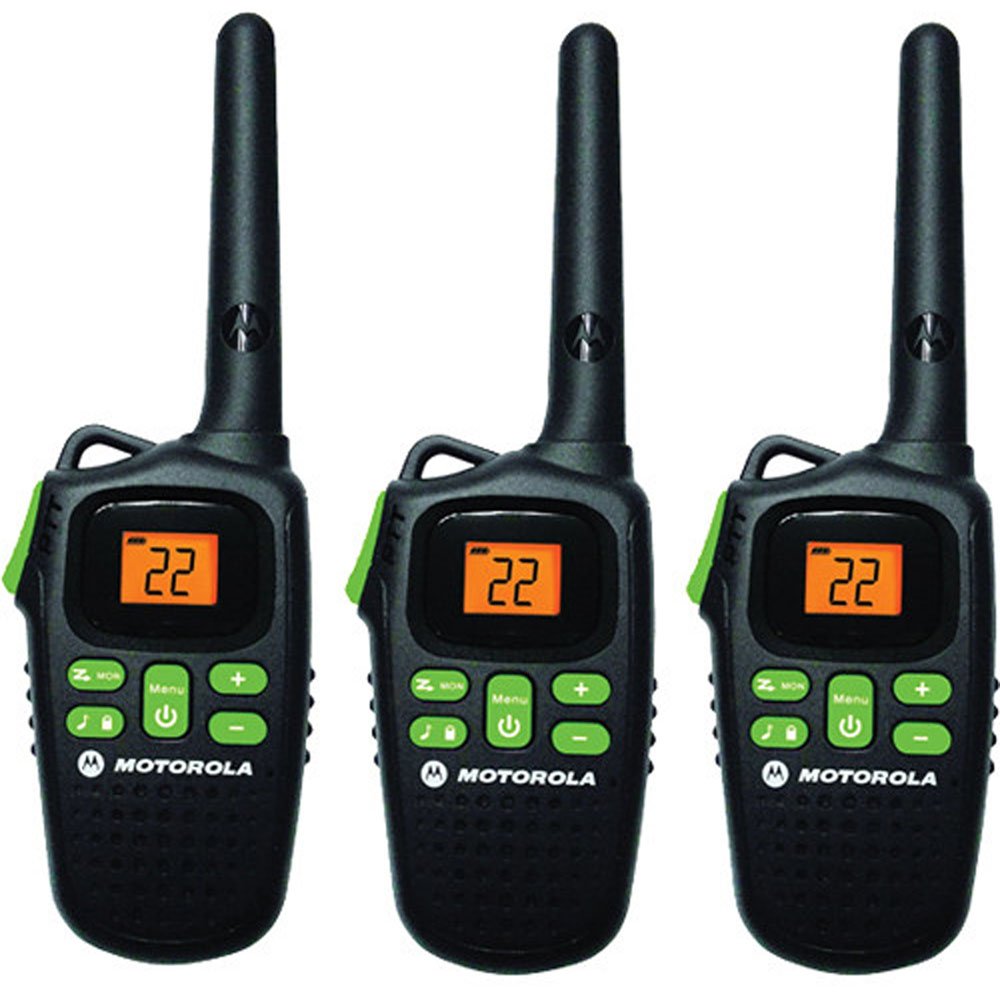 Discontinued Motorola MD200TPR FRS Two-Way, 20 Mile Radio Triple Pack (Black)