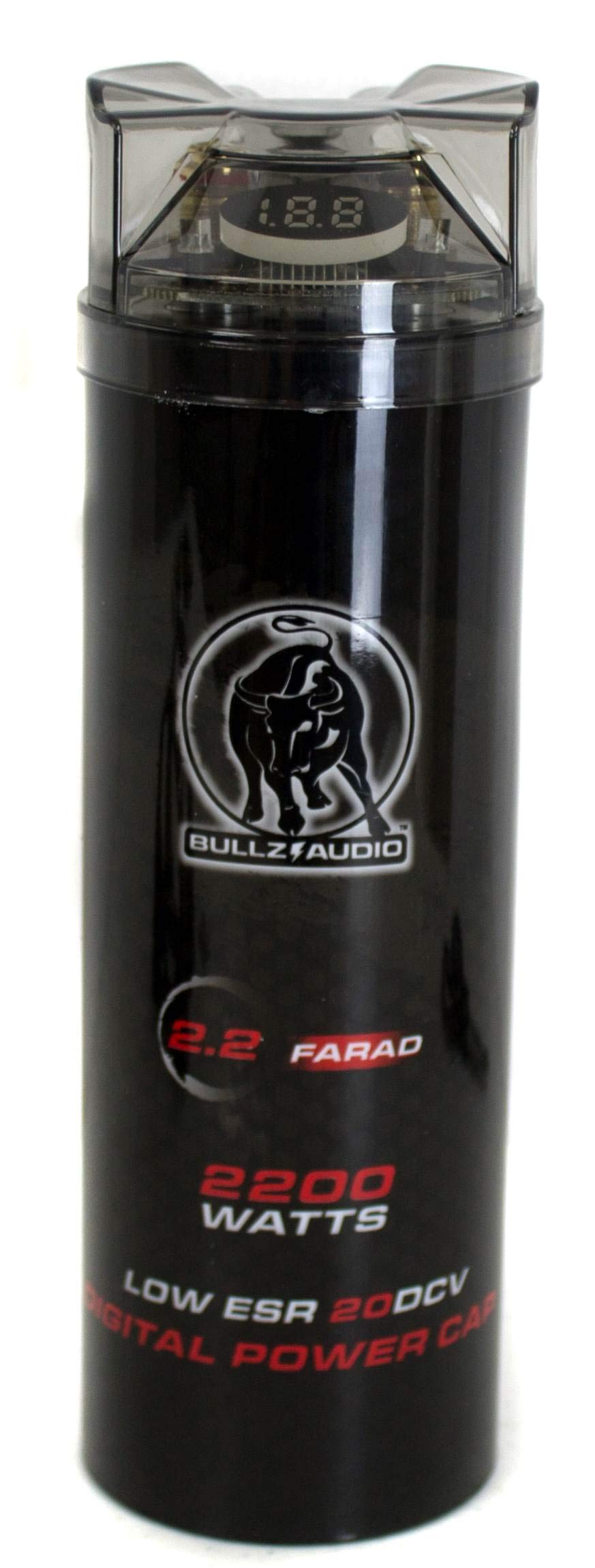 Bullz Audio 2200 Watt 12 Volt Bcap Digital Car Power 2.2 Farad Capacitor