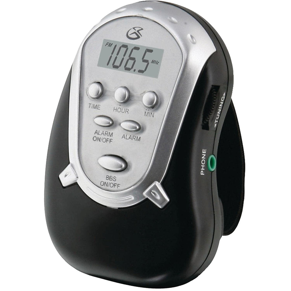 Gpx R300S Am/Fm Armband Radio With Earbuds,Black
