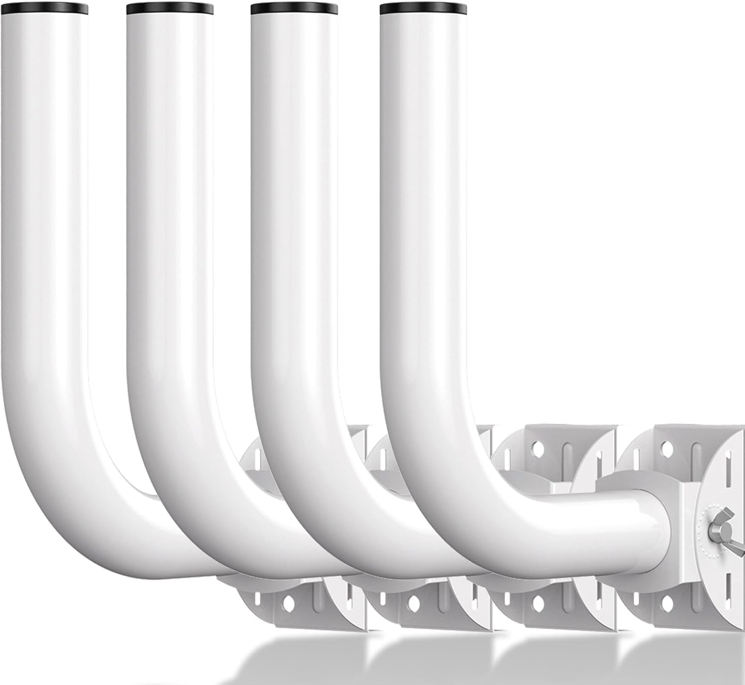 Ueevii Universal Wireless Bridge Bracket Mount, Pole And Wall Mounted Mount For Outdoor Point To Point Ap Access Point Client Bridge Cpe,4 Pack