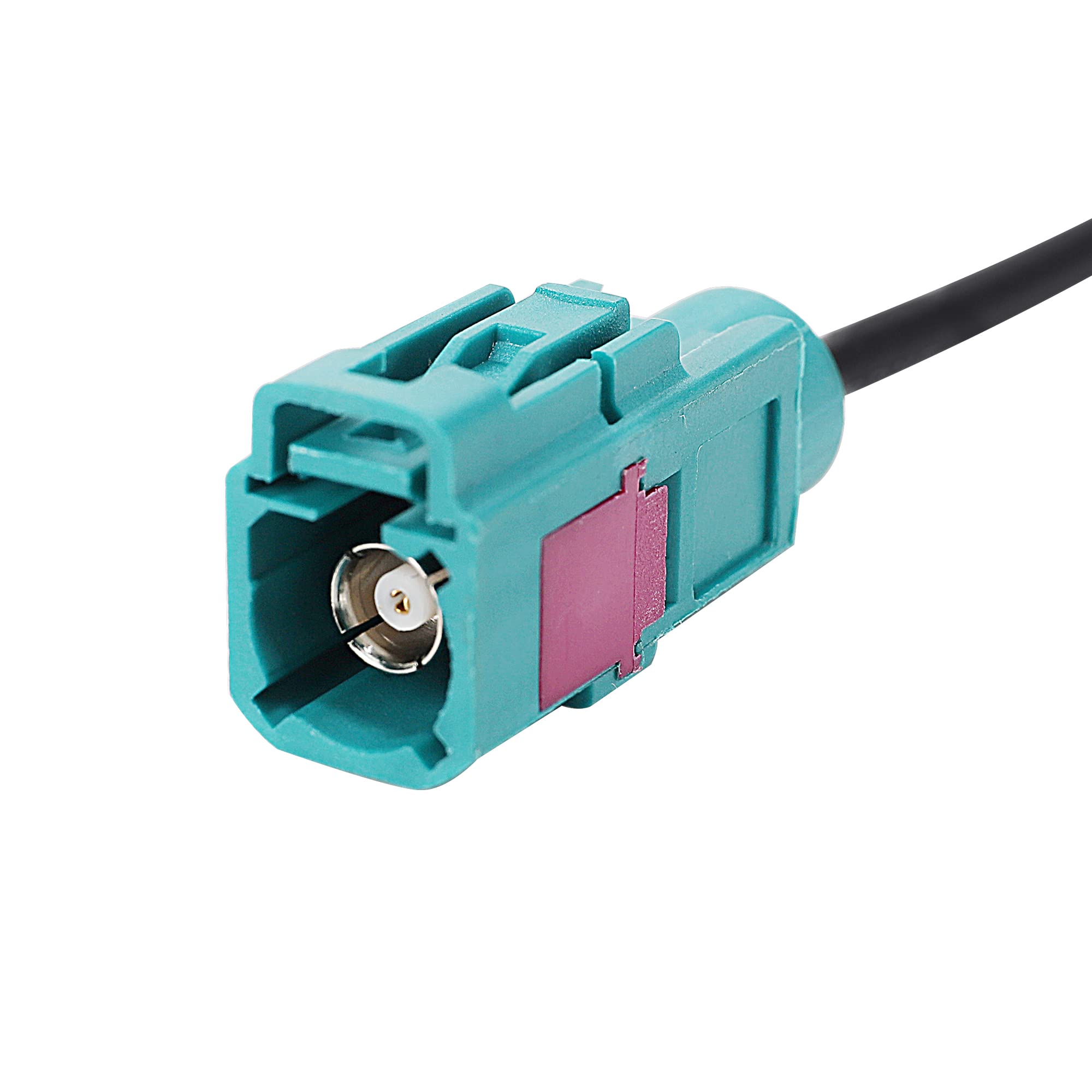 Anina Antenna Adapter For Vw Audi Skoda Seat Aftermarket Radio Stereo Aerial Adaptor Cable Y Antenna Adaptor Fakra (Z) Socket Double Fakra Plug Cable For Mfd2 Mfd3 Rns300 Rns310