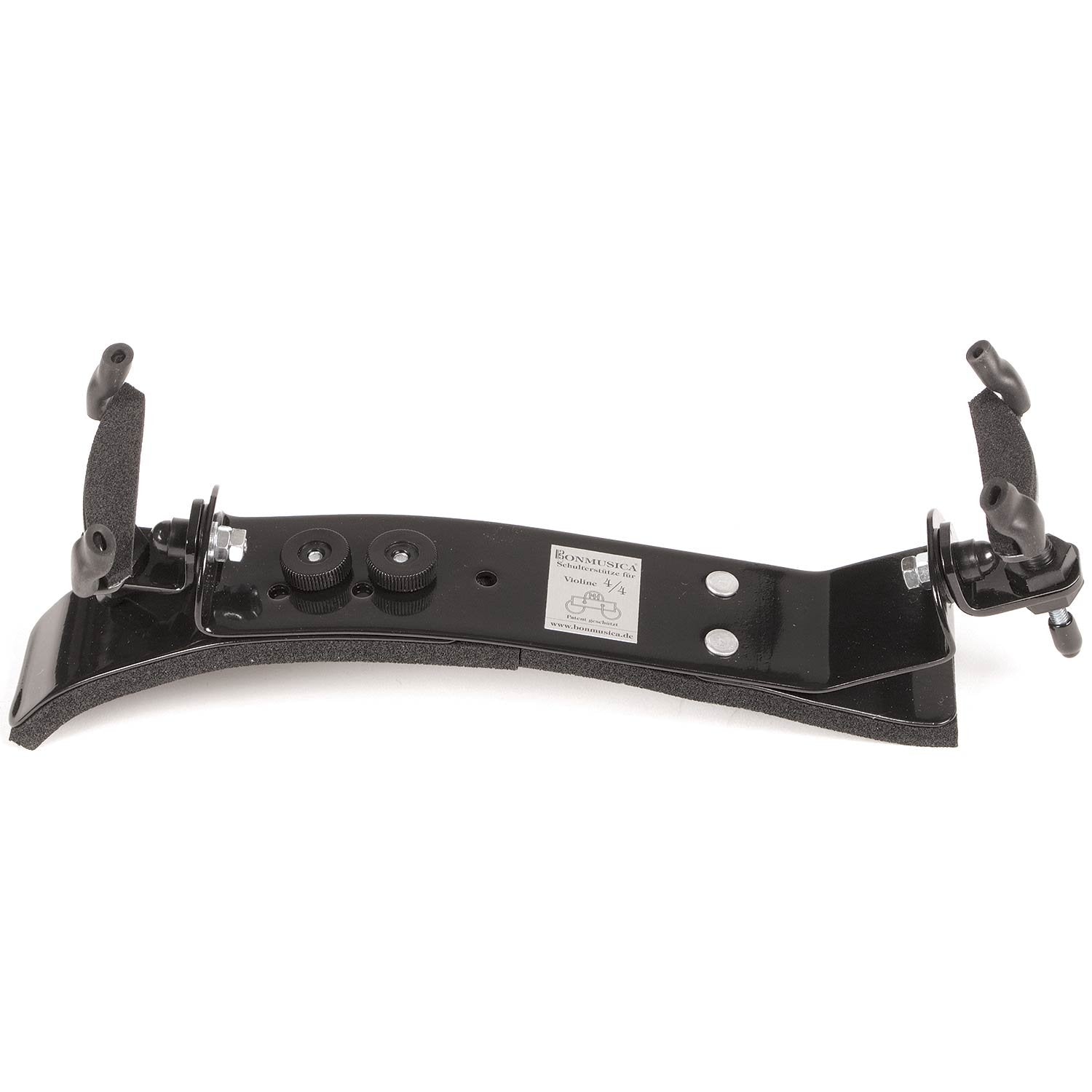 Bon Musica, 4 String Shoulder Rest Violin, Black, 31 (434700)