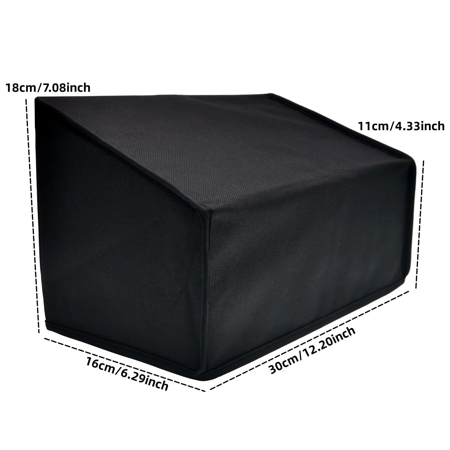 Wanty Black Antistatic Water Proof Dust Proof Nylon Fabric Printer Cover Case Protector For Fujitsu Scansnap Ix1400 / Ix500 / Ix