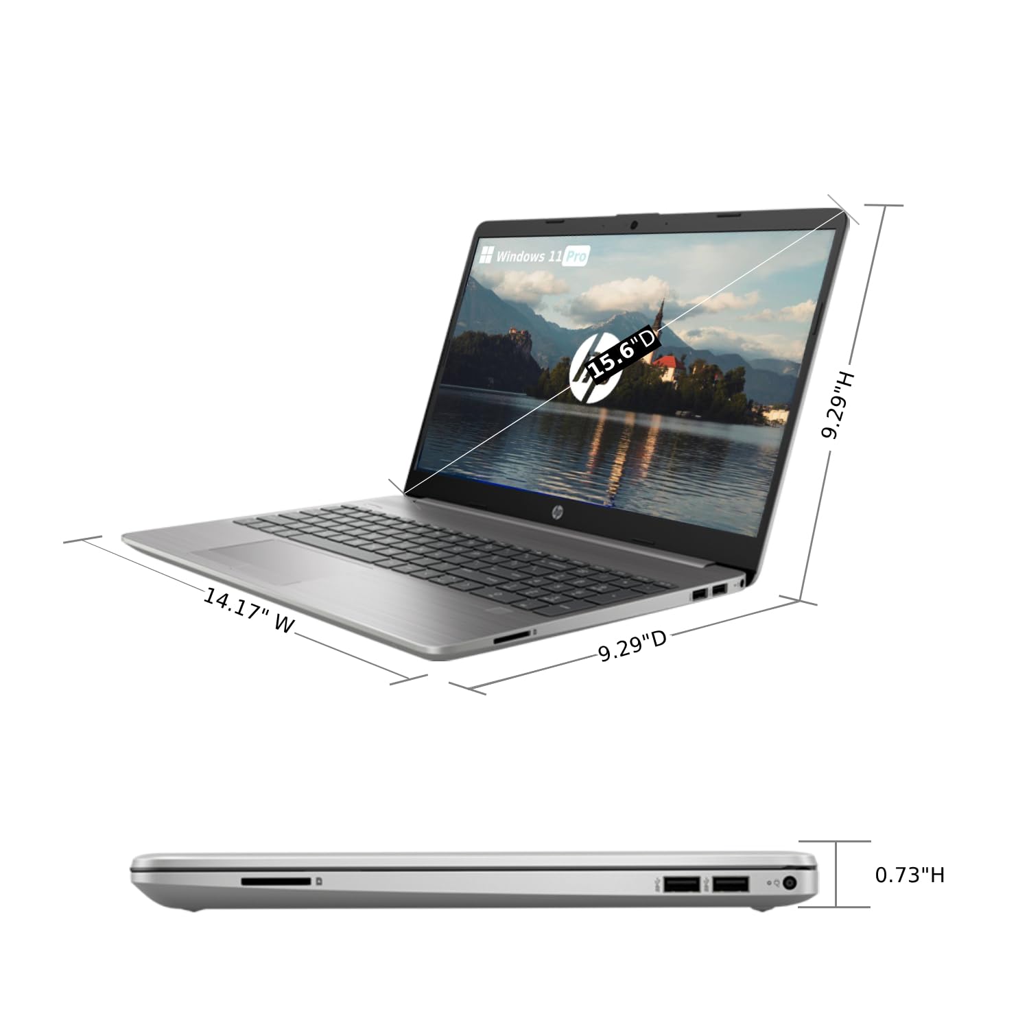 Hp G8 2024 Latest 15 Inch Business Laptop Computer, Intel Core I3 1315U (Beat I5 1235U), 64Gb Ram, 1Tb Pcie Ssd, Fhd (1080P) Ips
