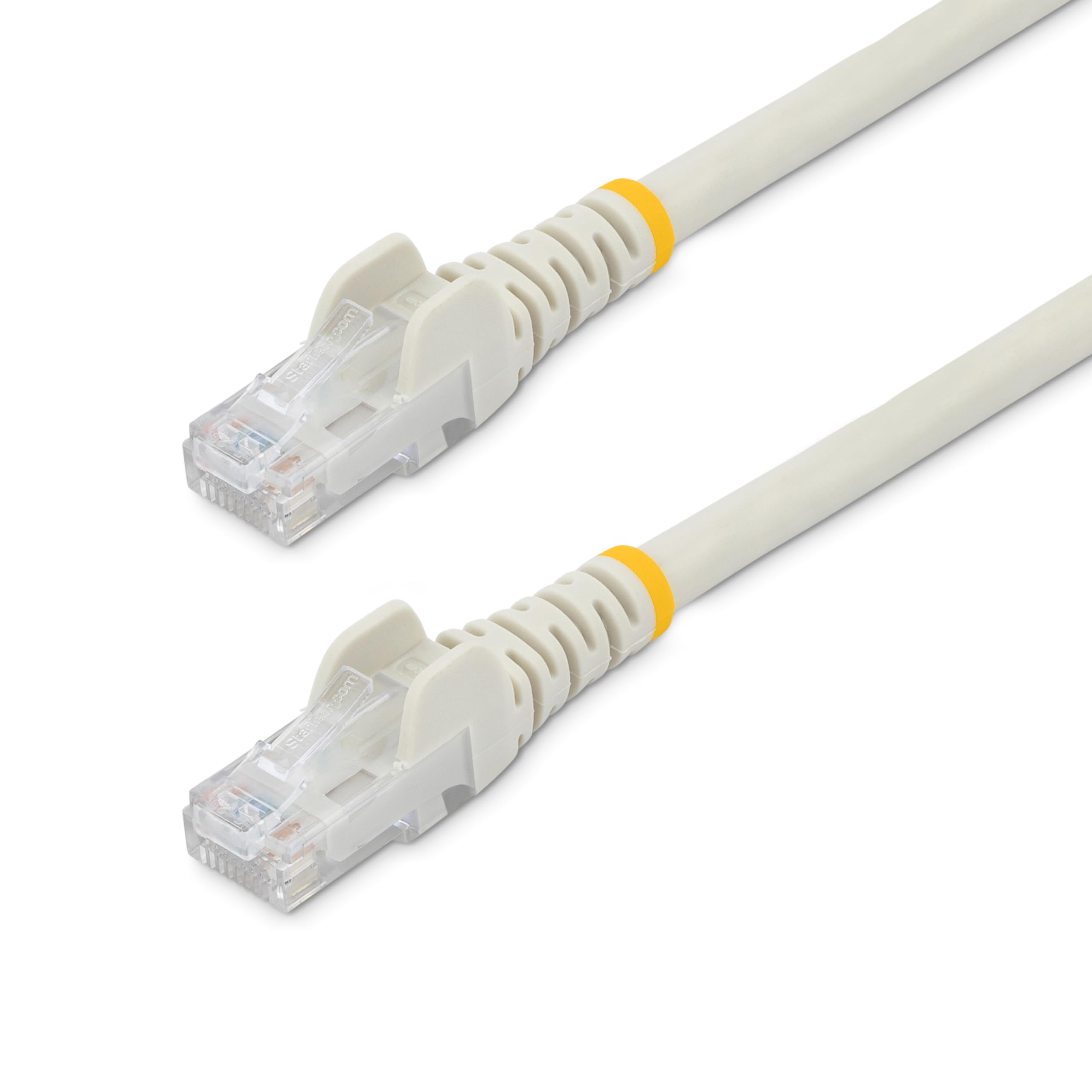 Startech.Com 15Ft Cat6 Ethernet Cable   White Cat 6 Gigabit Ethernet Wire  650Mhz 100W Poe Rj45 Utp Network/Patch Cord Snagless