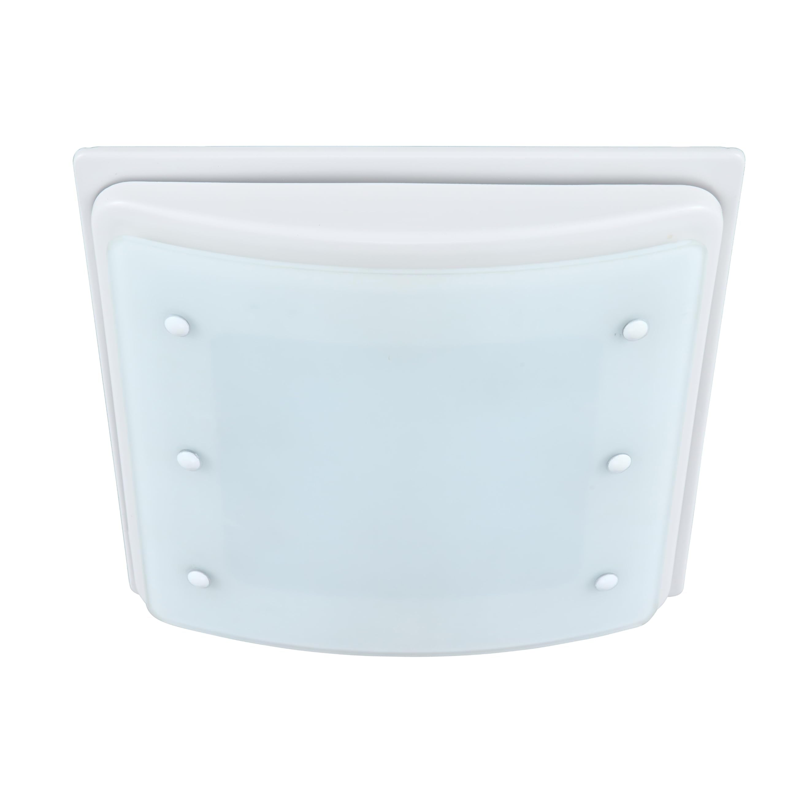 Good Housekeeping (90069) Buckingham 100 CFM 2.0 Sones Decorative Bathroom Ventilation Exhaust Fan with Light & Night-Light in M