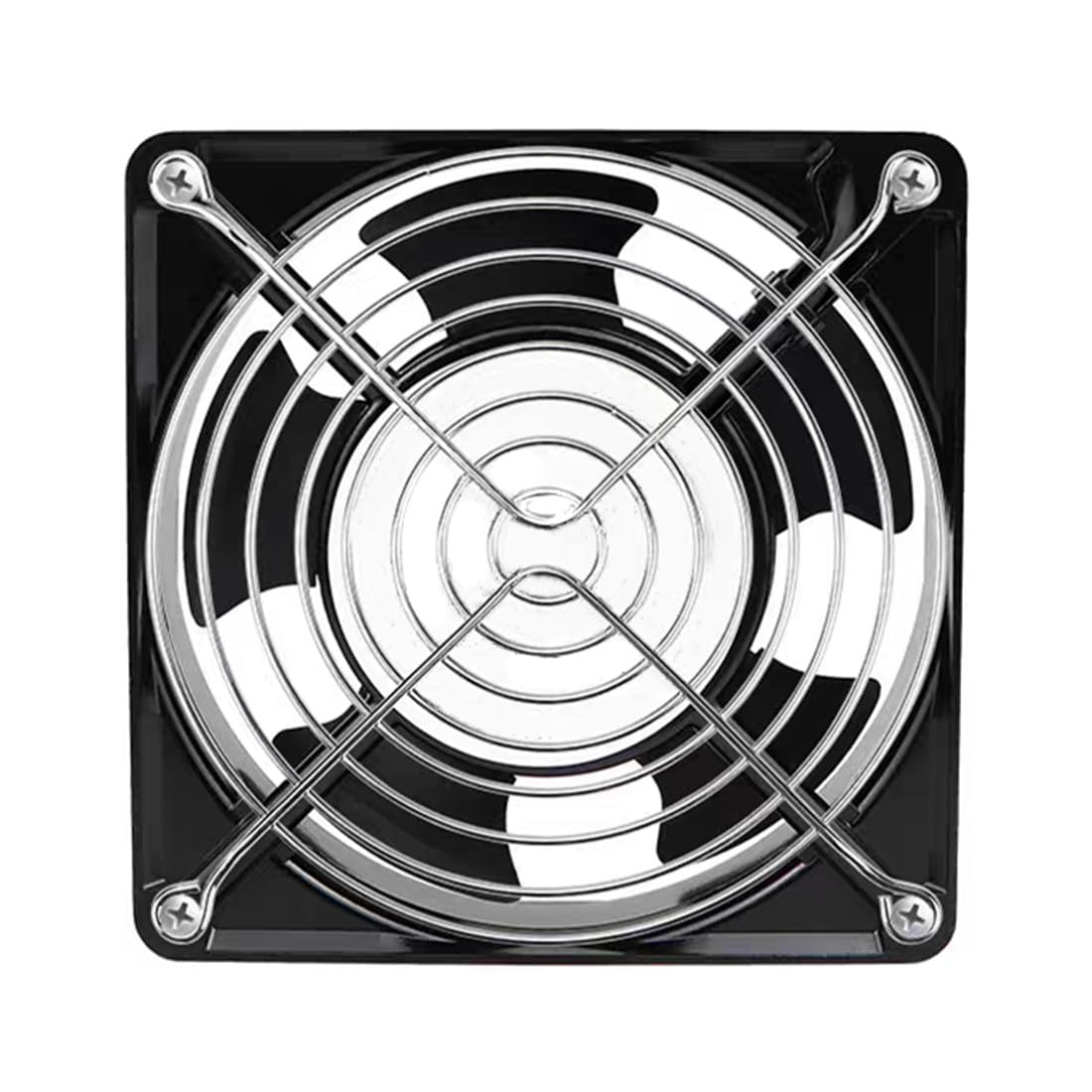 Bnafes Metal Fan Guard Protective Grill Case 120Mm 4.7'' 5 Pcs For Pc Ventilator