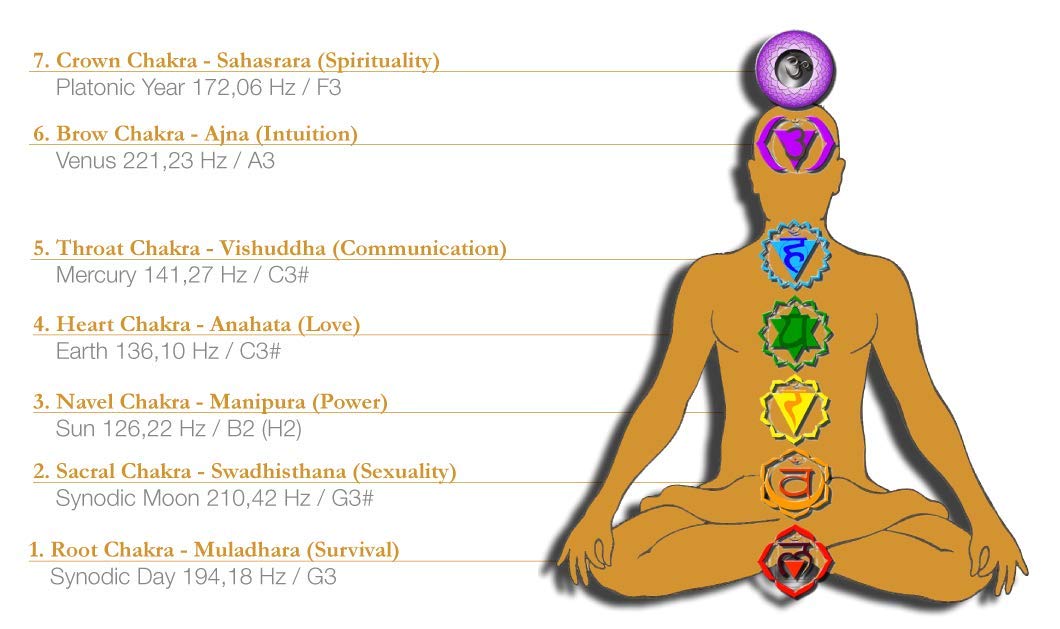 Planetary Tuning Fork 7 Piece Chakra Set With Exact Pitch And Frequency   Made In Germany   For Meditation, Sound Healing Therap