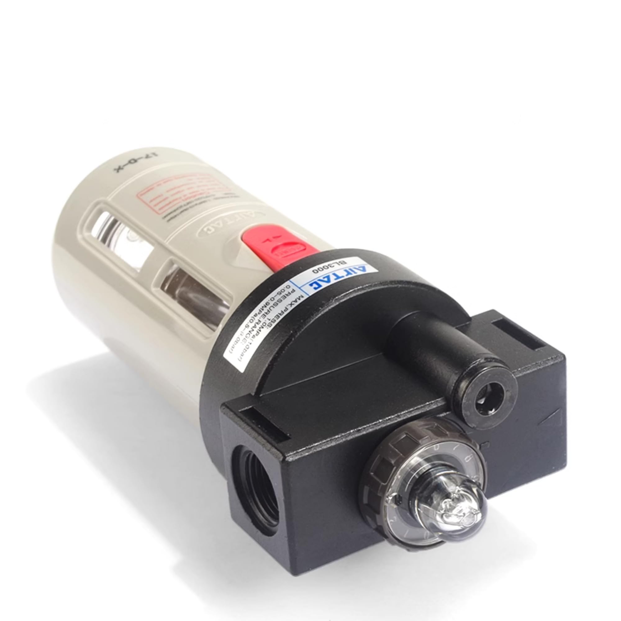 Compressed Air Line Lubricator Airtac Bl2000 1/4 Npt 0-145 Psi Oil For Pneumatic System Source Treatment