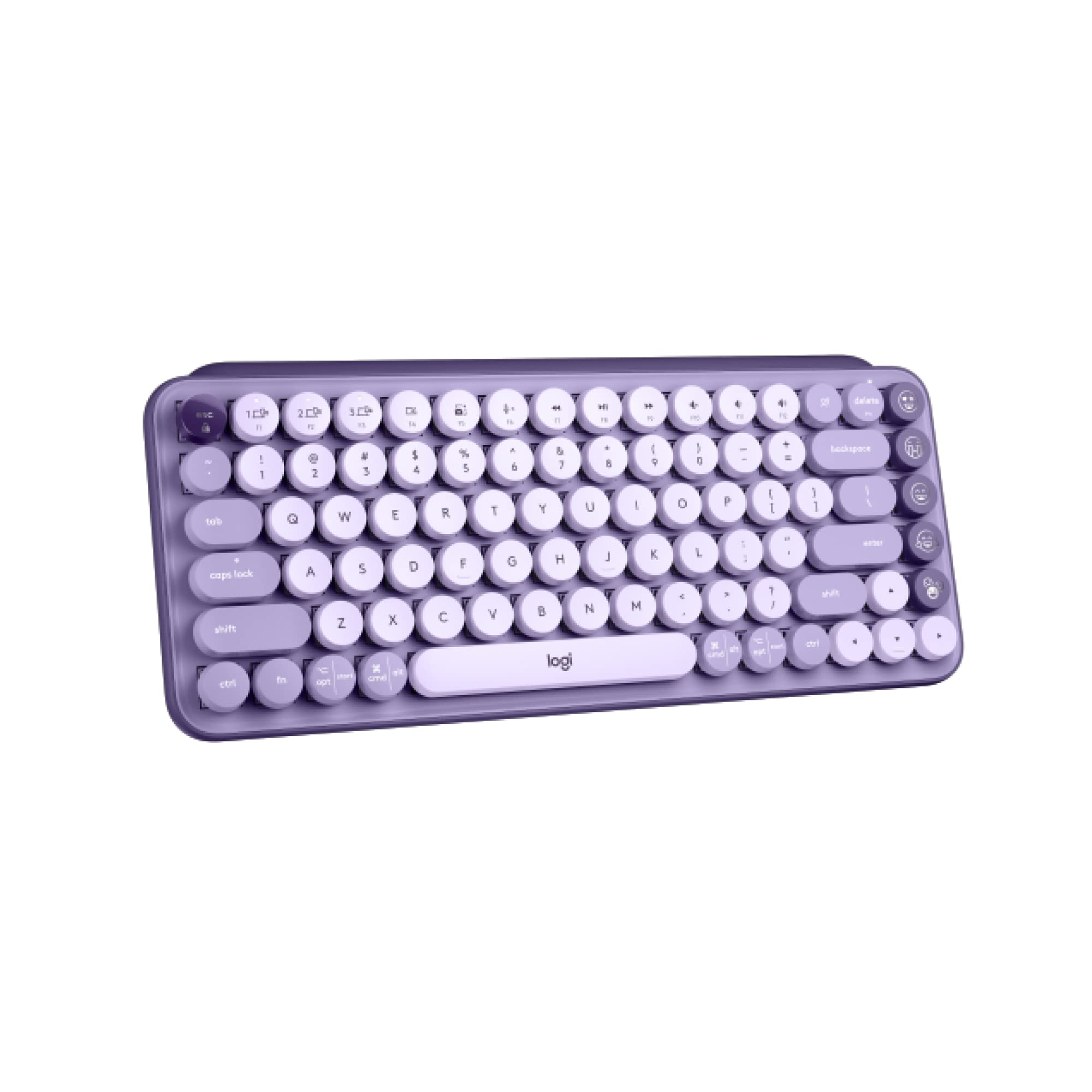 Pop Keys Wireless Mechanical Keyboard With Emoji Keys - Cosmos_Lavender - Bolt,S