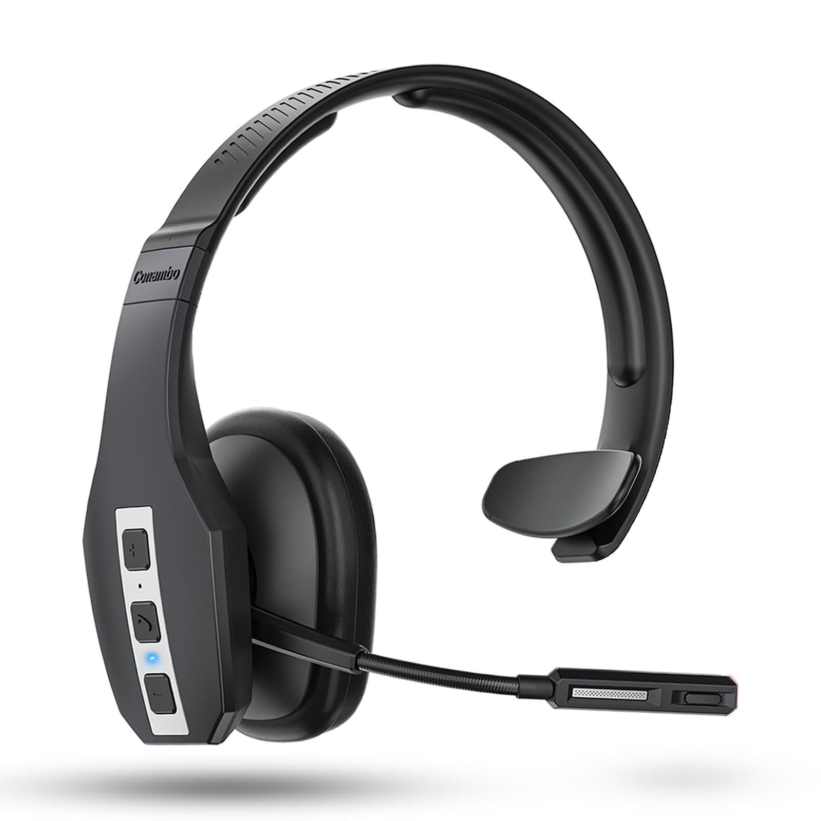 Conambo Trucker Bluetooth Headset, 3Mic Noise Cancelling, 60H Battery Life