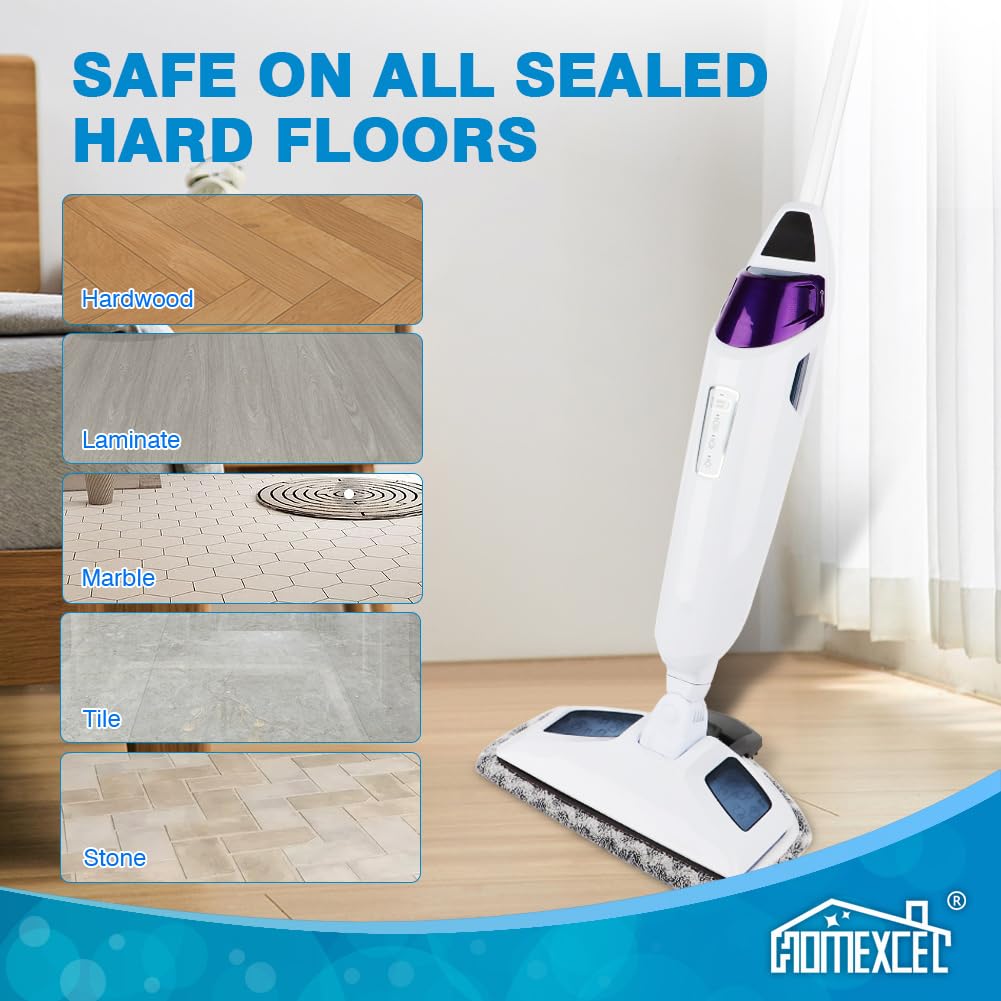 Homexcel 8 Pack Steam Mop Replacement Pads Compatible With Bissell Powerfresh Steam Mop 1940 1806 1440 1544 Series, Model 19402