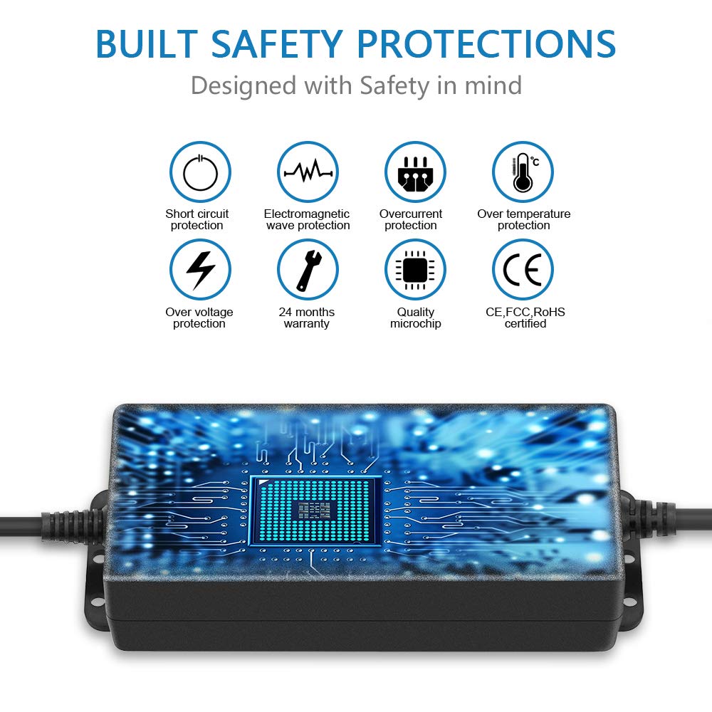 Shnitpwr Universal Ac To Dc Adapter 3V ~ 24V 2A 48W Switching Power Supply 3V 5V 6V 9V 12V 15V 18V 19V 20V 24V 1A 1.5A 2 Amps Ad