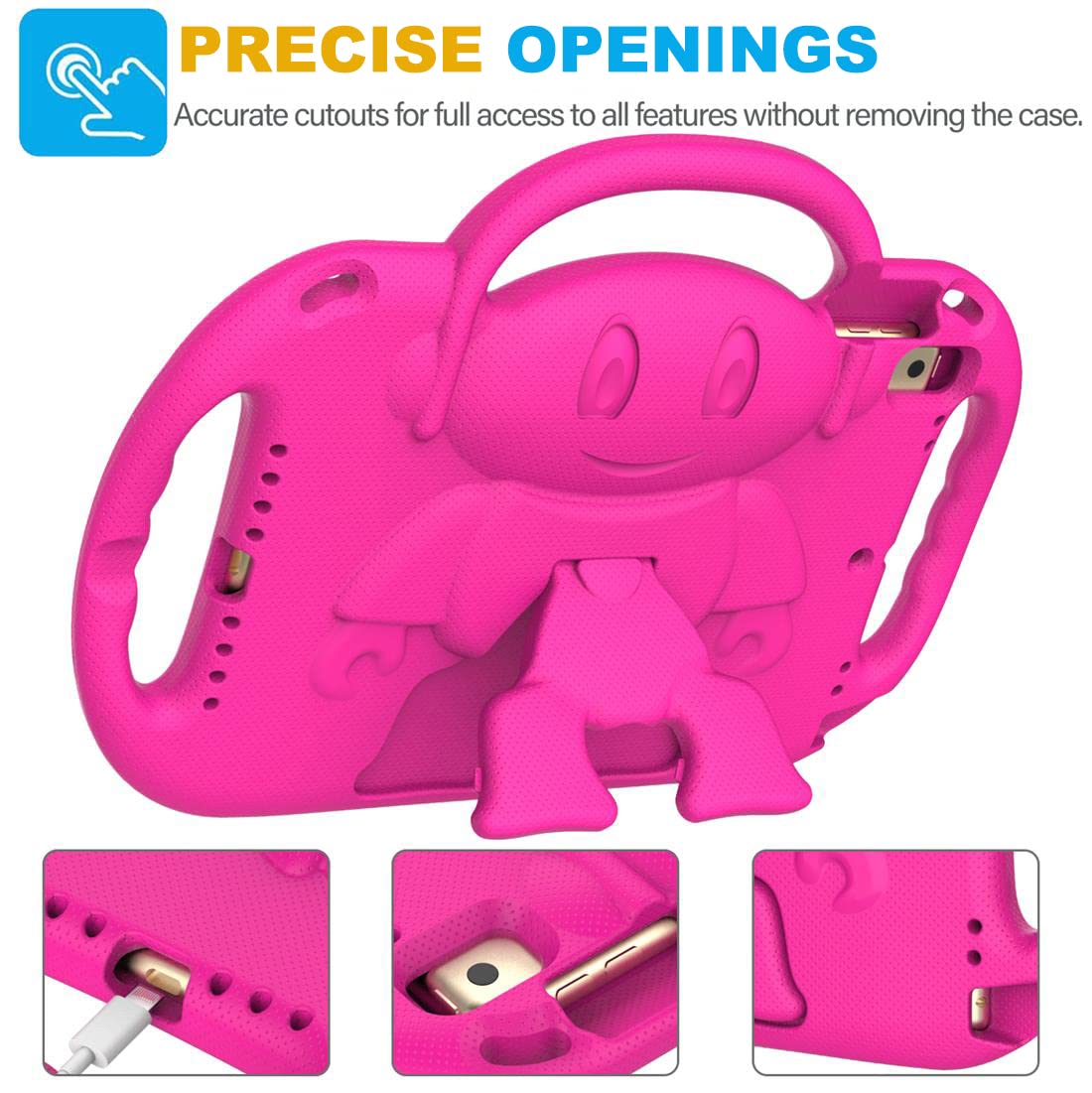 Suplik Ipad 10.2 Case For Kids, Ipad 9Th/8Th/7Th Generation Case, Ipad 10.2 2021/2020/2019 Protective Case With Shoulder Strap H